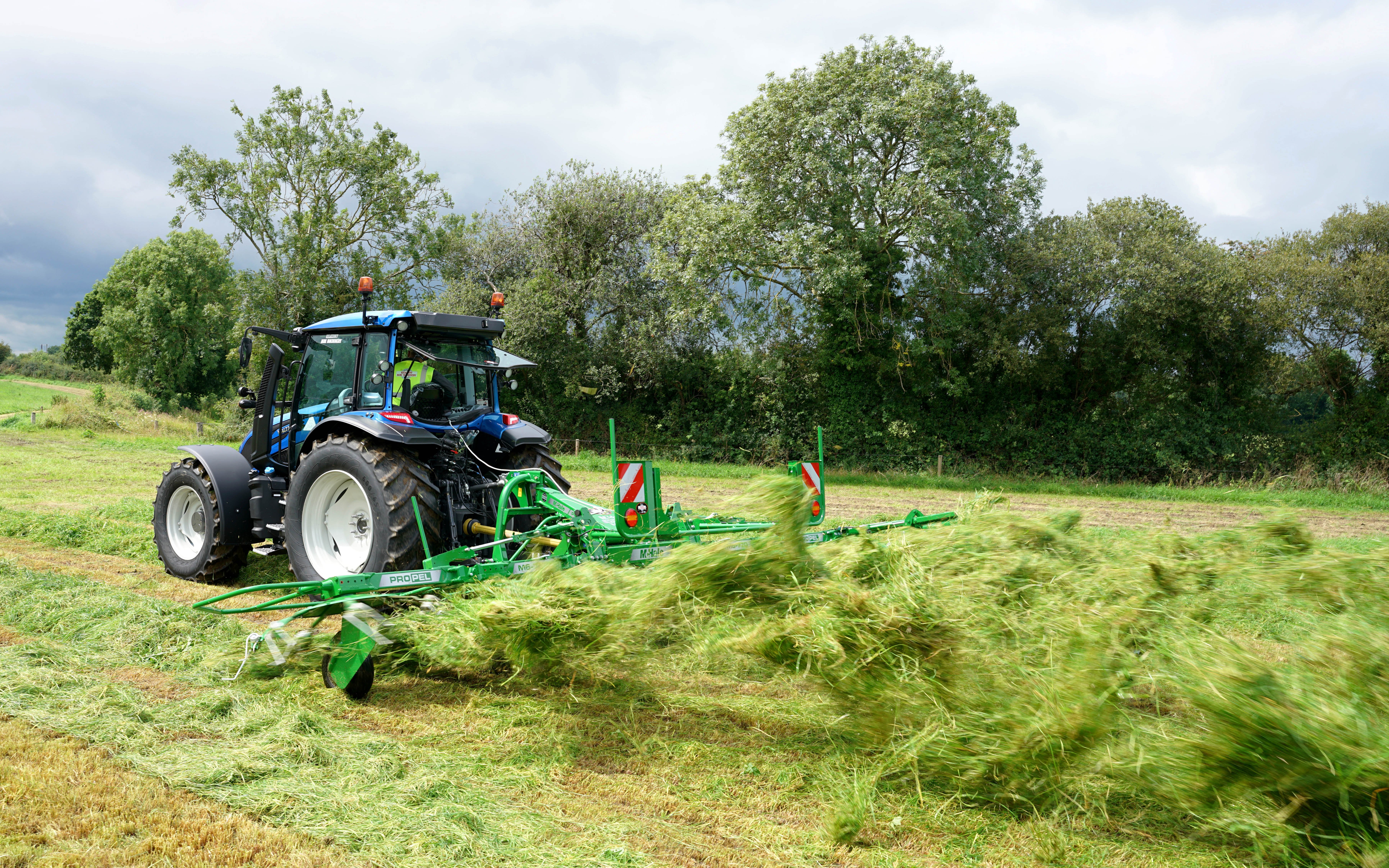 The new McHale tedder seen on its first public demo