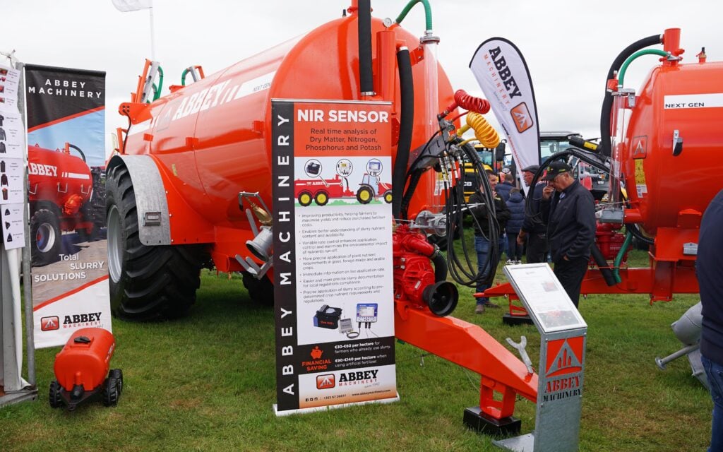 Near infrared technology is being developed by Abbey Machinery to help improve use of feed and of slurry