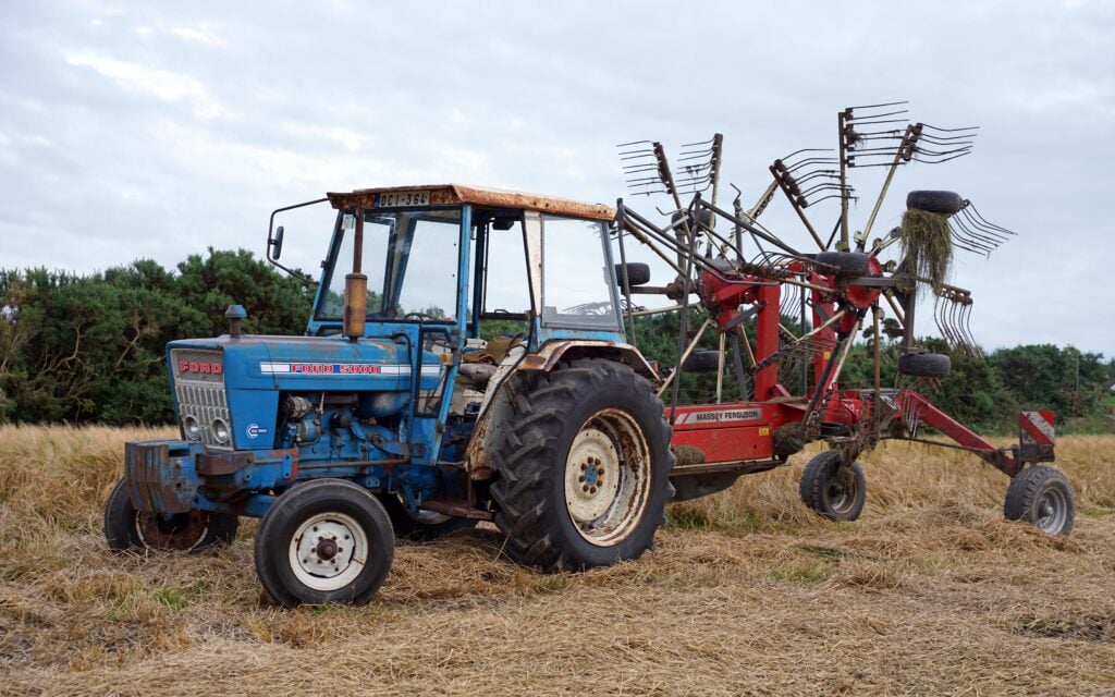 This end of line Ford 5000 from 1975 is fitted with the wrong cab, something that Fergal intends to put right