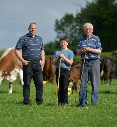 The Bawnfort Herd is run by Barry Fitzsimons with help of his son, Craig and grandson, Tom