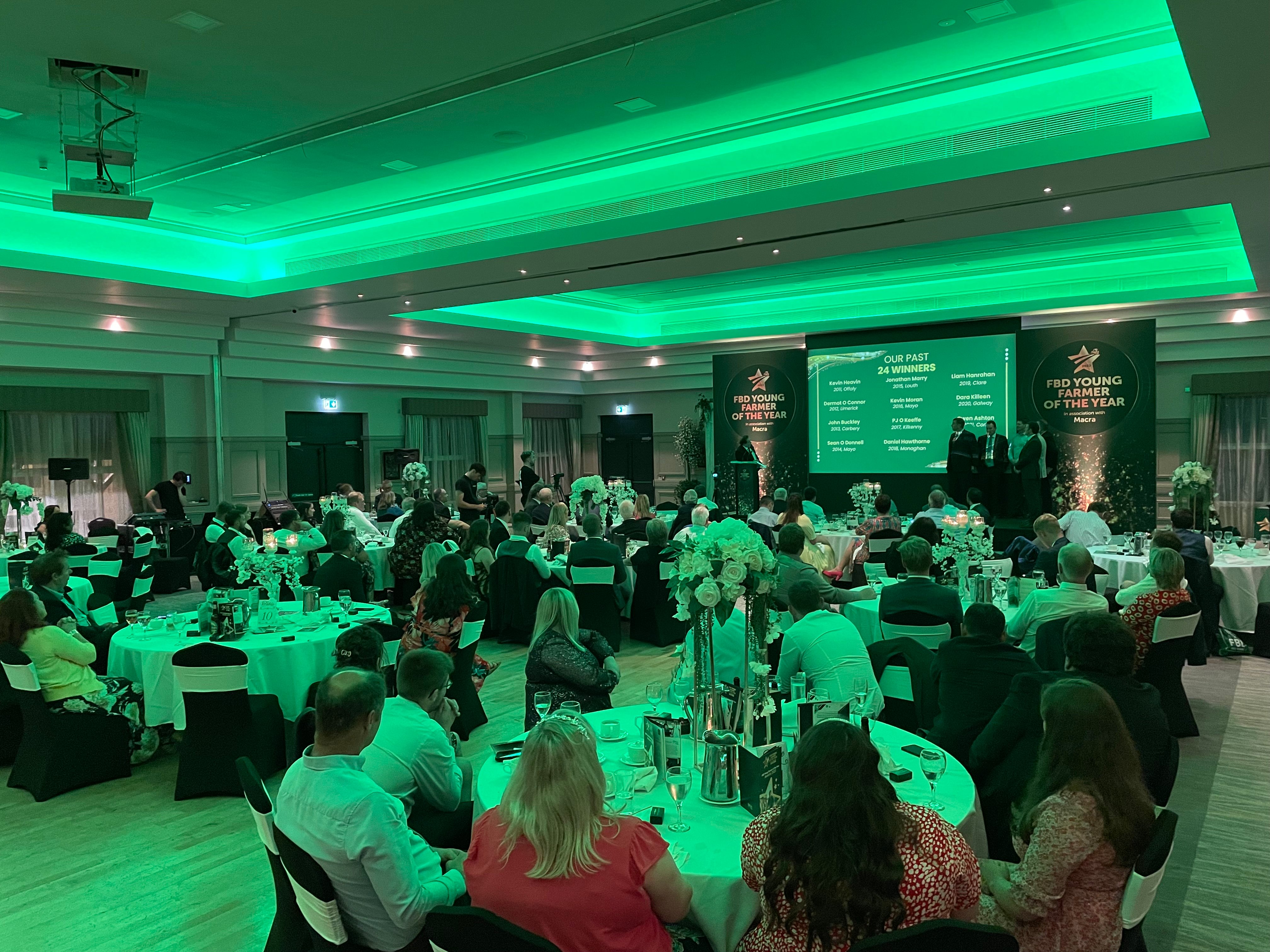 Crowds in attendance at the event