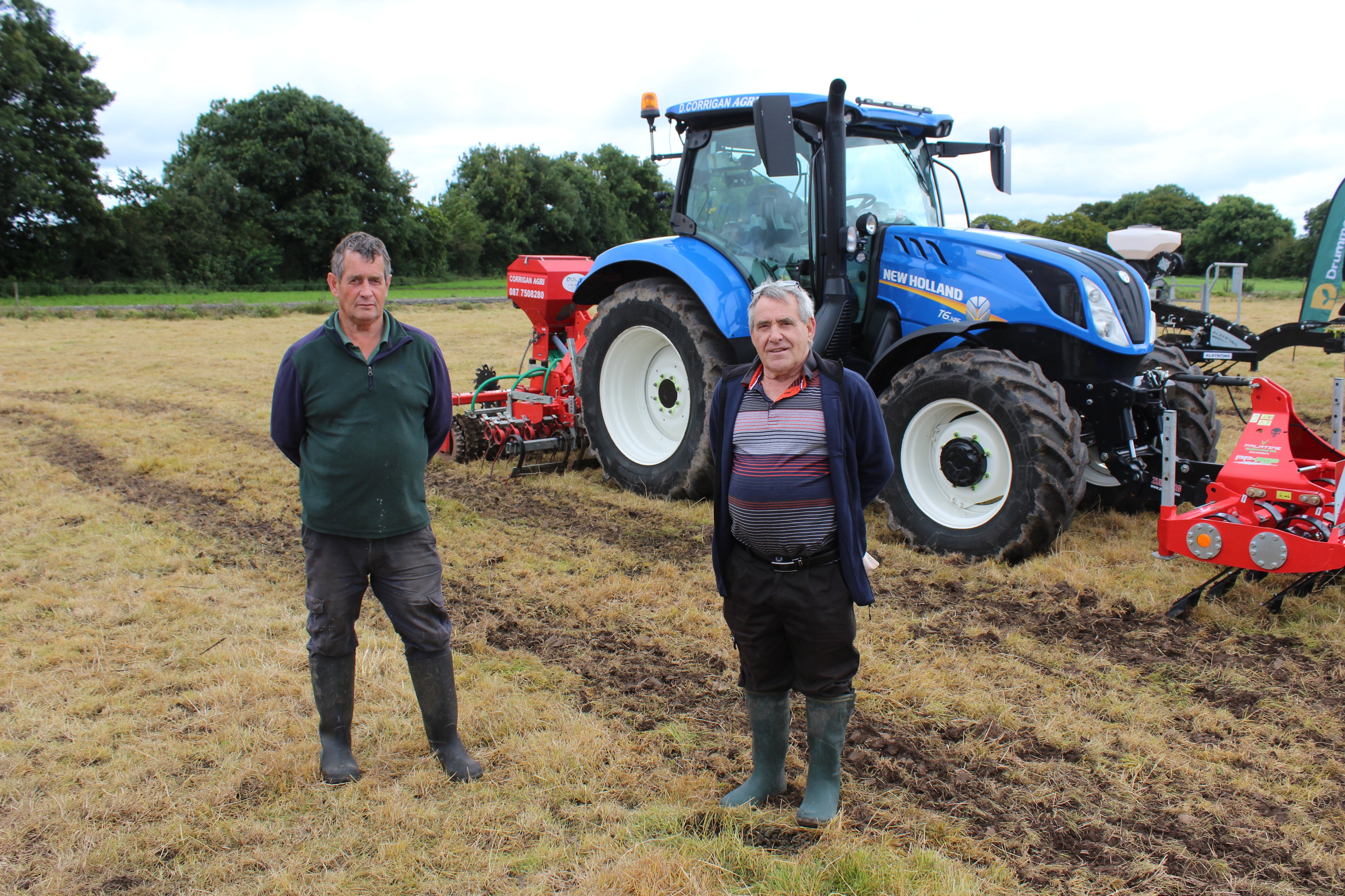 Attending the reseeding event (L-R): Matt Fitzgerald and Oliver Collins, both form Dunboyne, Co. Meath