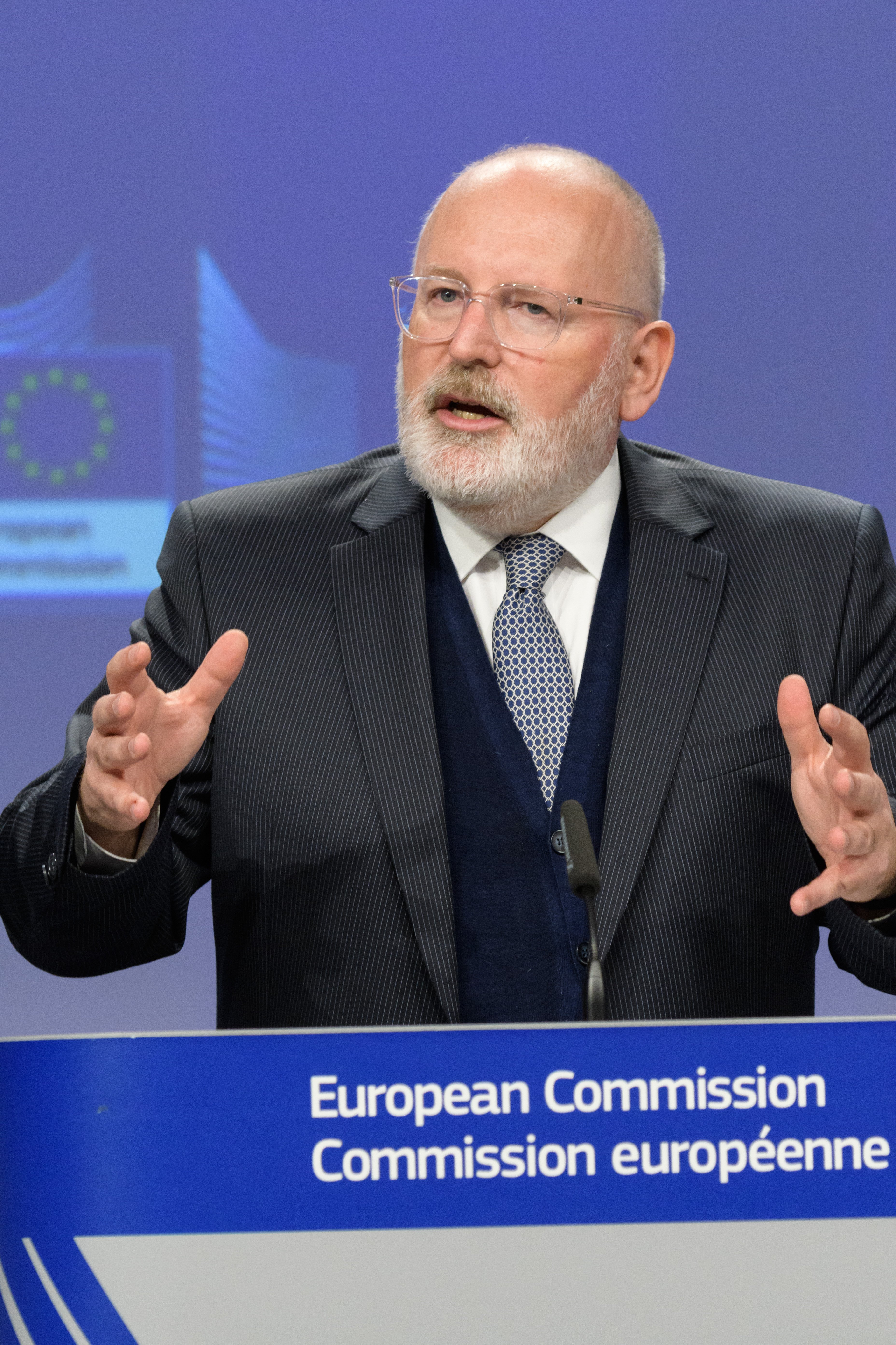 Former executive vice-president for the European Green Deal, Frans Timmermans Image source: European Commission