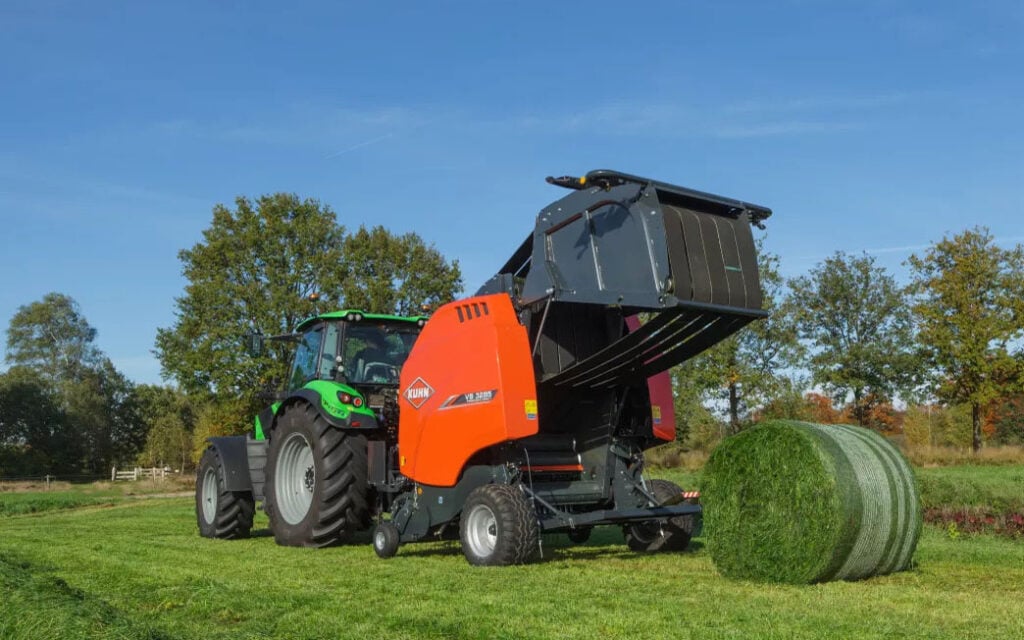The Kuhn VB3285 is designed for less intensive users although it can still produce a 1.85m bale