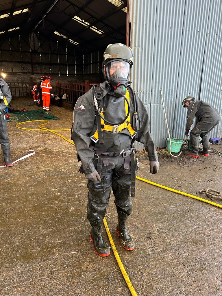 On-call crew commander, John Holmes of Newcastle fire station, Co. Down Image: Northern Ireland Fire &amp; Rescue Service/Twitter