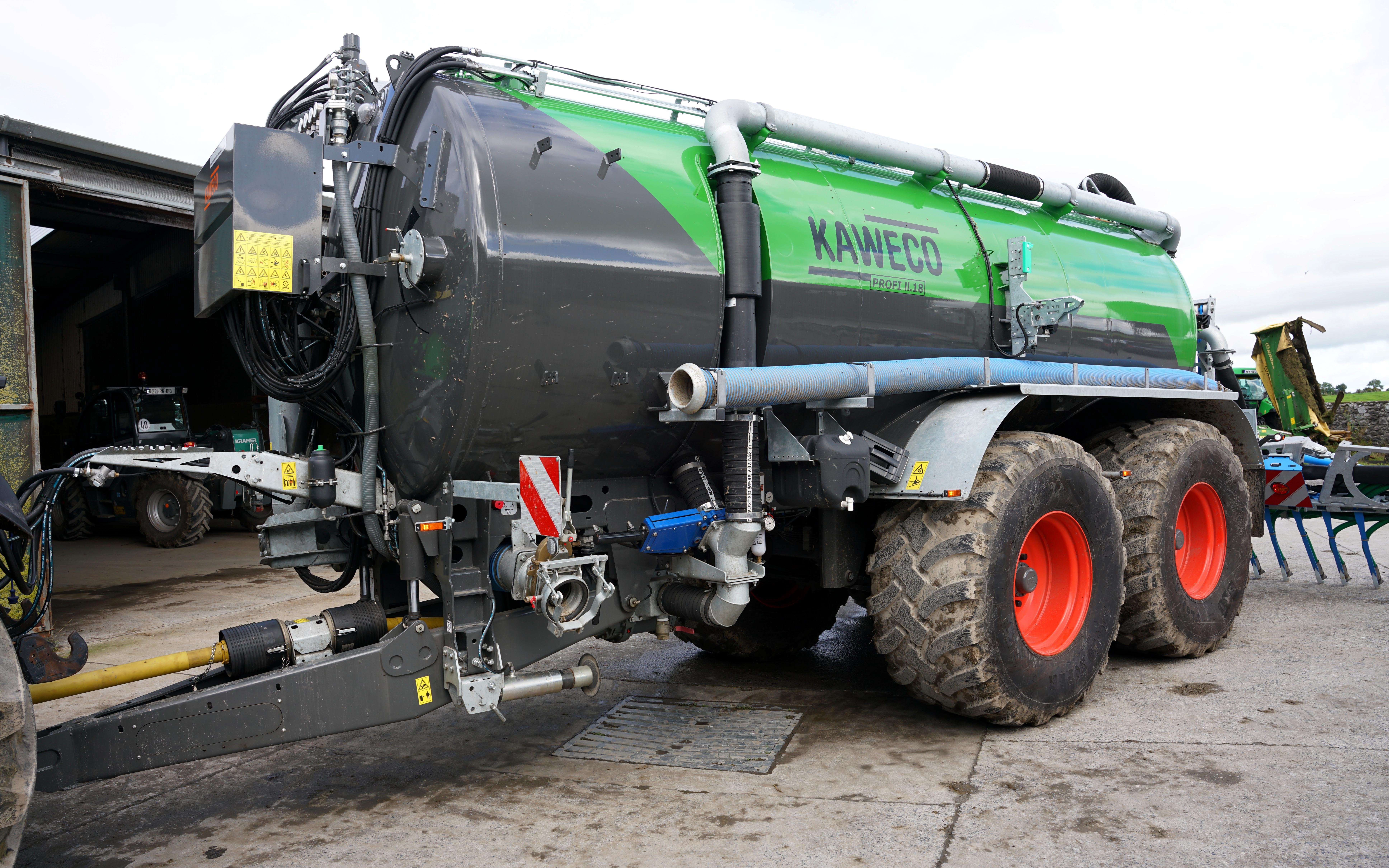 Despite the sophistication of the tankers, analysis of the slurry is not consistent enough for legislative purposes
