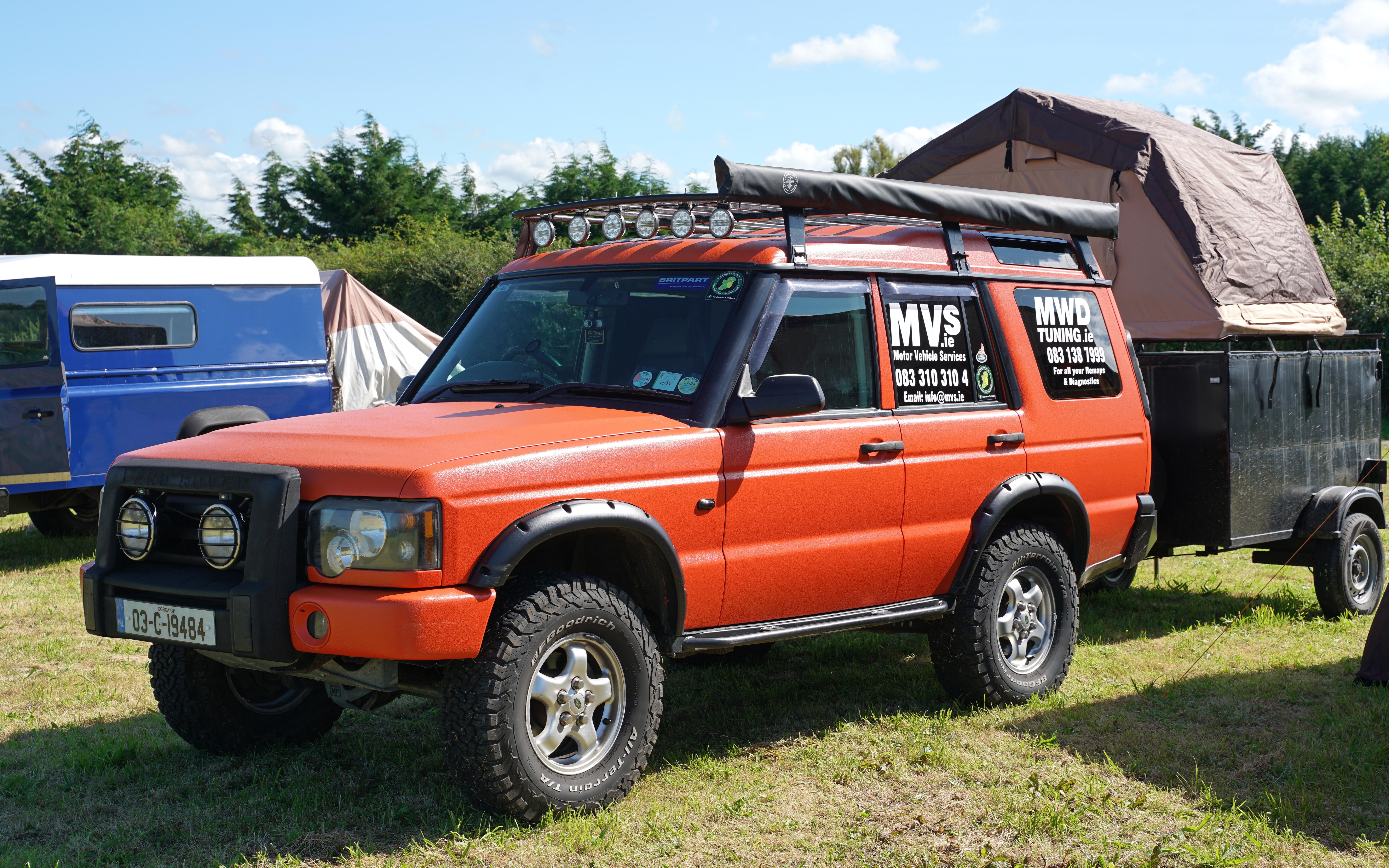 This particular example of the Discovery was finished in tough coating, normally used for pick-up load areas
