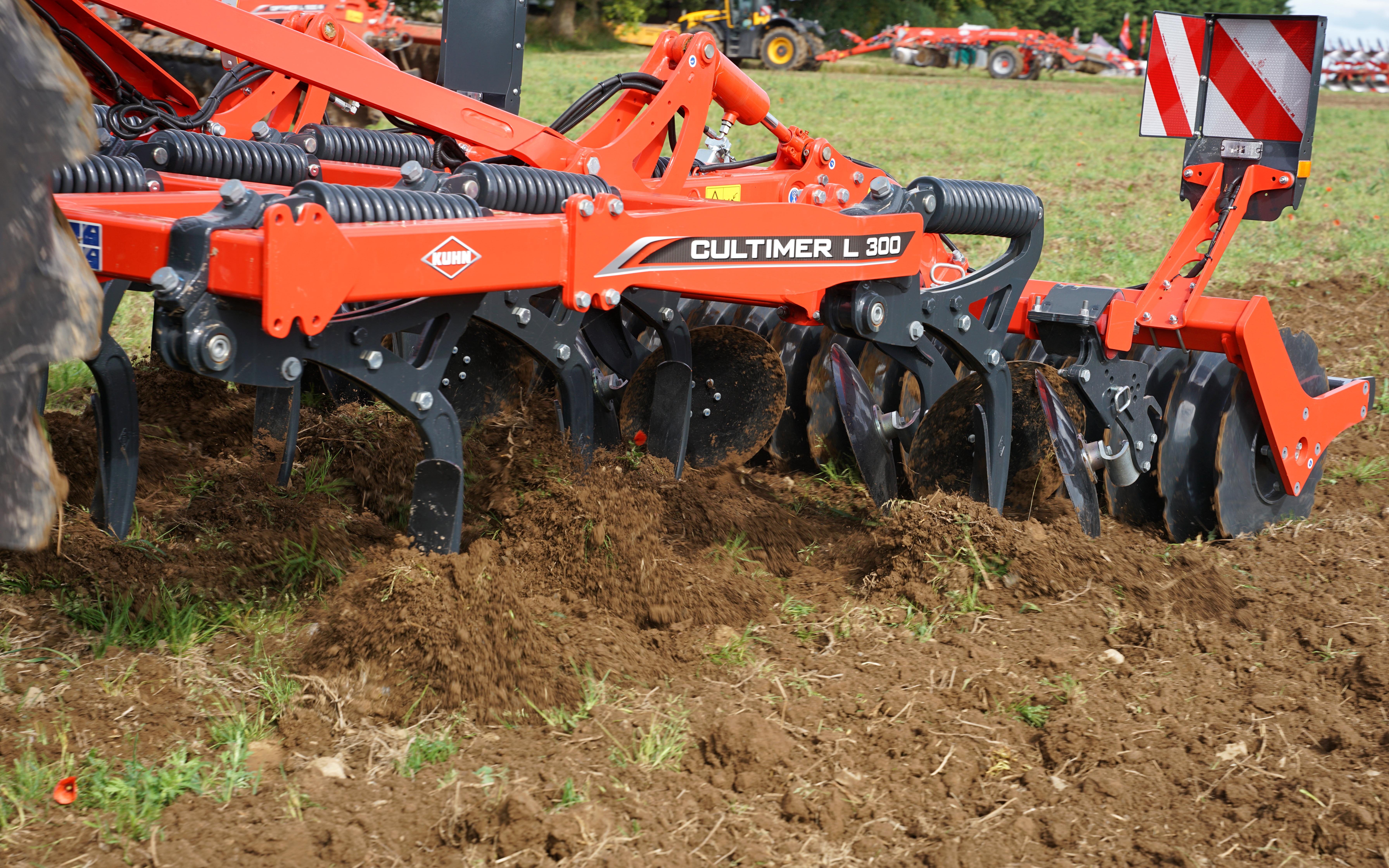 The tines on the Cultimer are twisted to improve soil flow and mixing