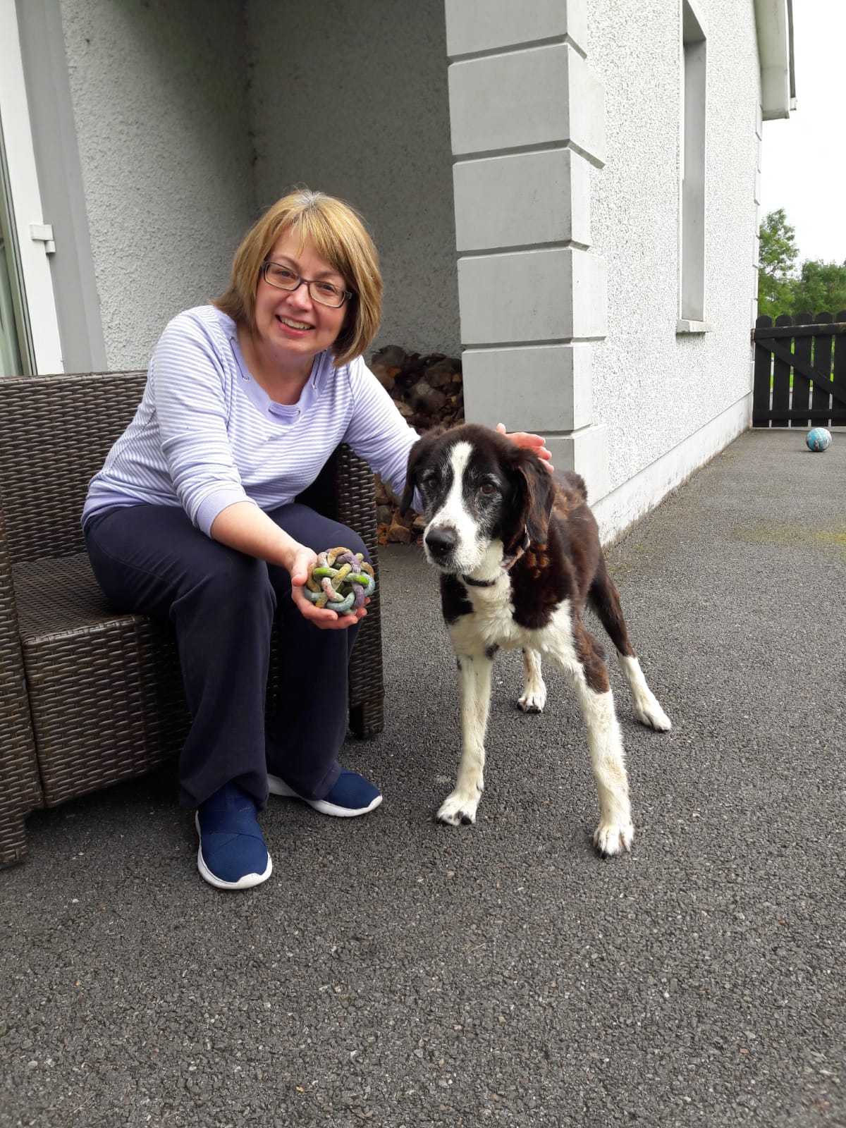 Heather Vance with Trigger. Source: Heather Vance