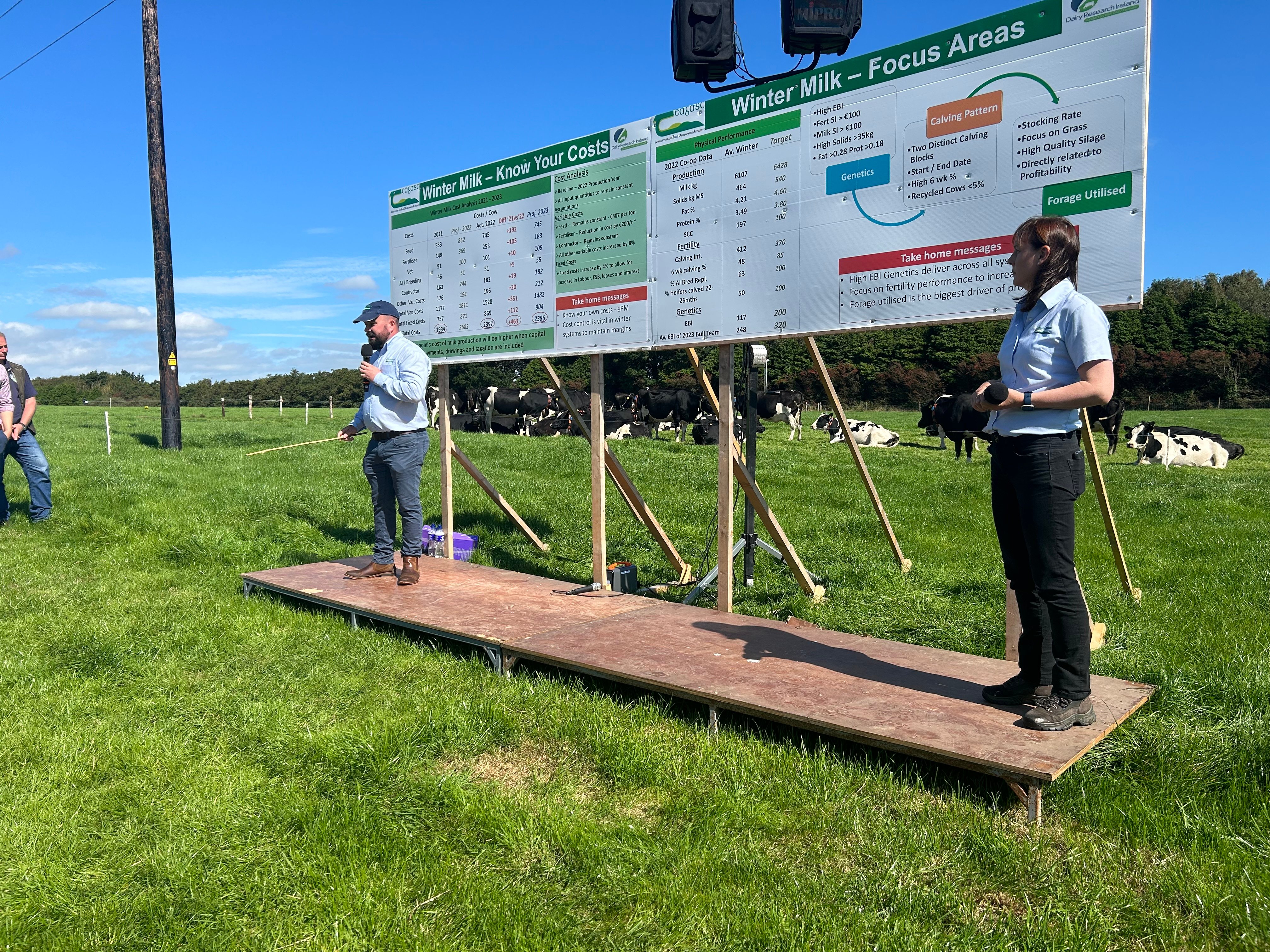 James Dunne from Teagasc speaking at Johnstown Castle
