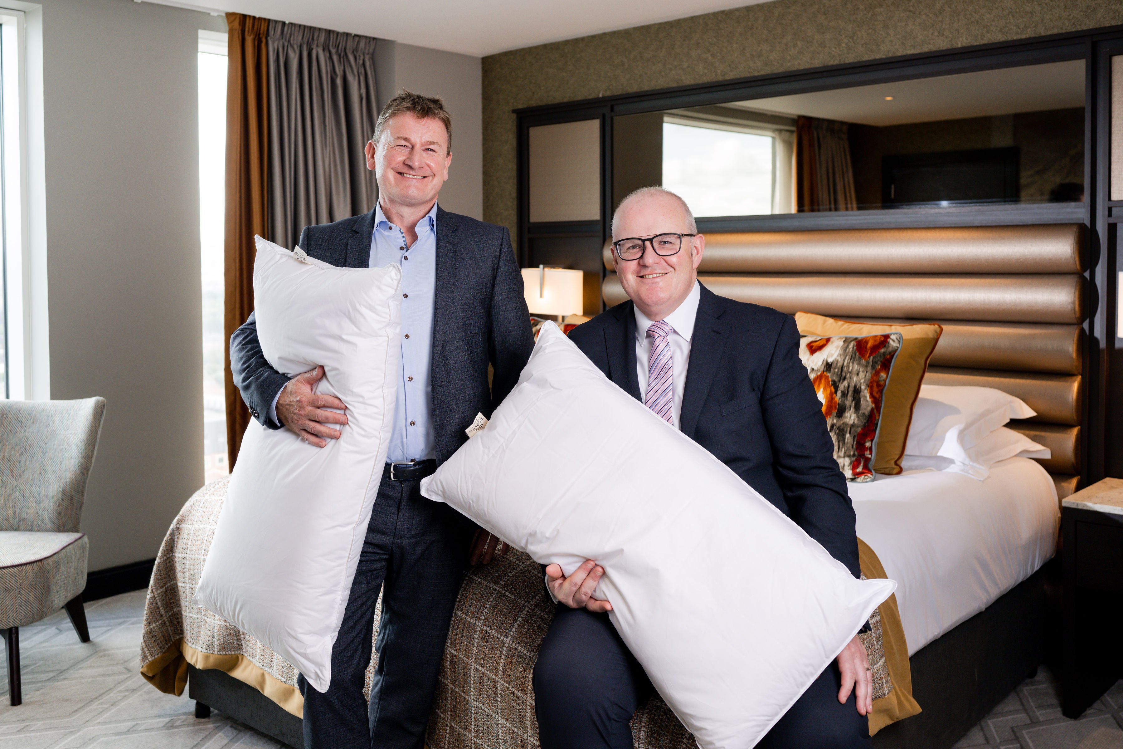 Michael Burke, Woolow, Stephen Meldrum, general manager, Hastings Grand Central Hotel, Belfast