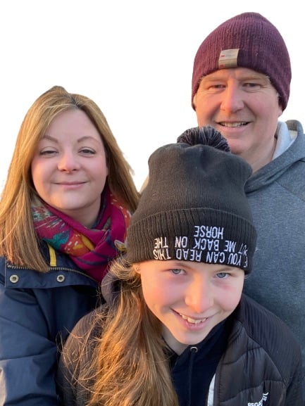 Wendy, Alan and Summer Rose Dempster
