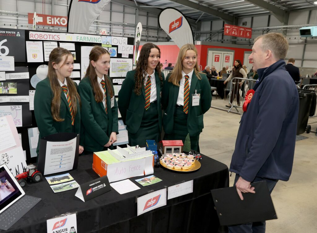 Friends' School Lisburn’s team pictured at last year’s exhibition at the Eikon Centre