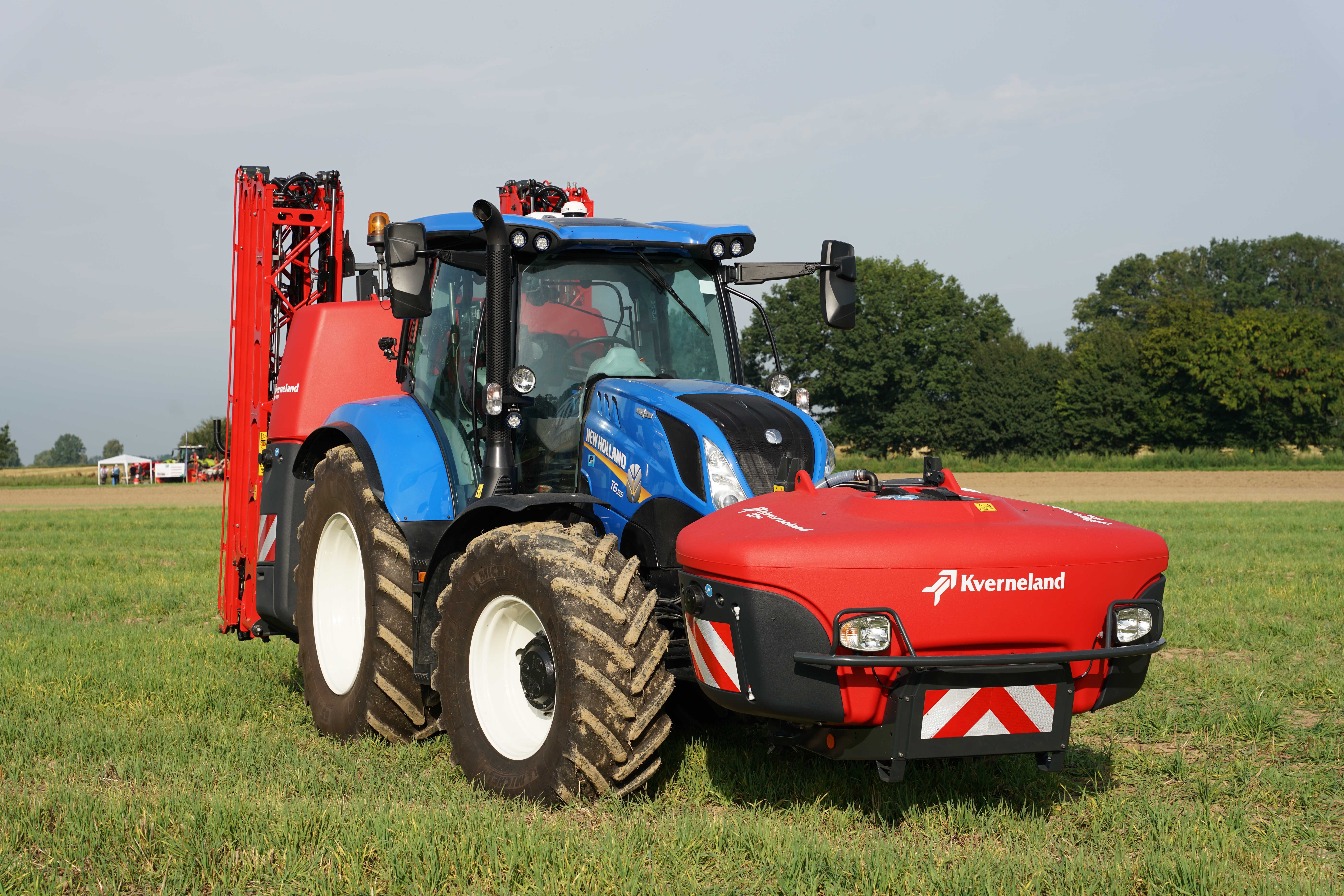 Herbicides may be displaced to some extent by mechanical weed control but fungicides and insecticides will still need applying and the sprayer is still being developed