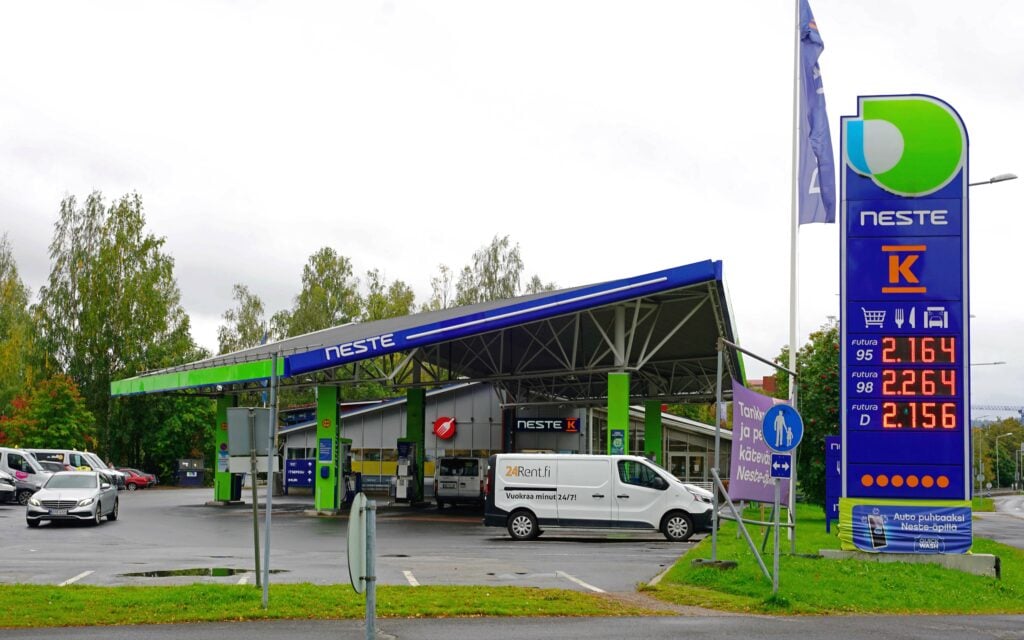 Neste already supplies 20% of Finland's diesel requirements in the form of HVO