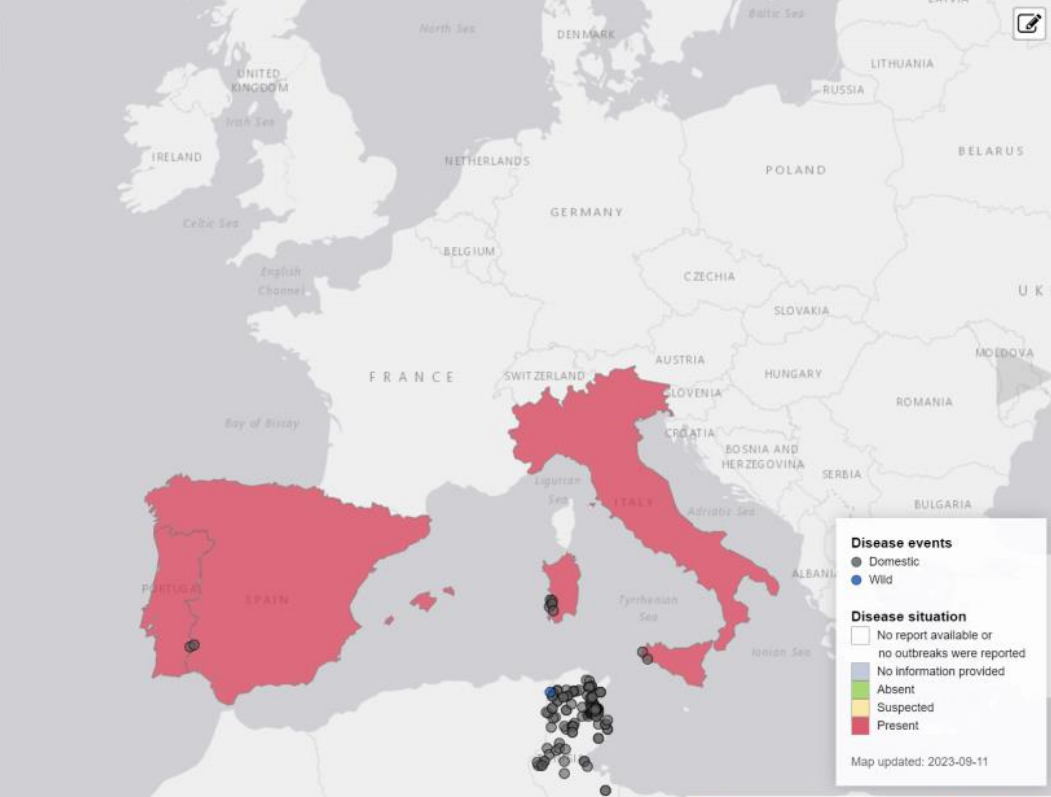 (Source: Epizootic haemorrhagic disease (europa.eu) )