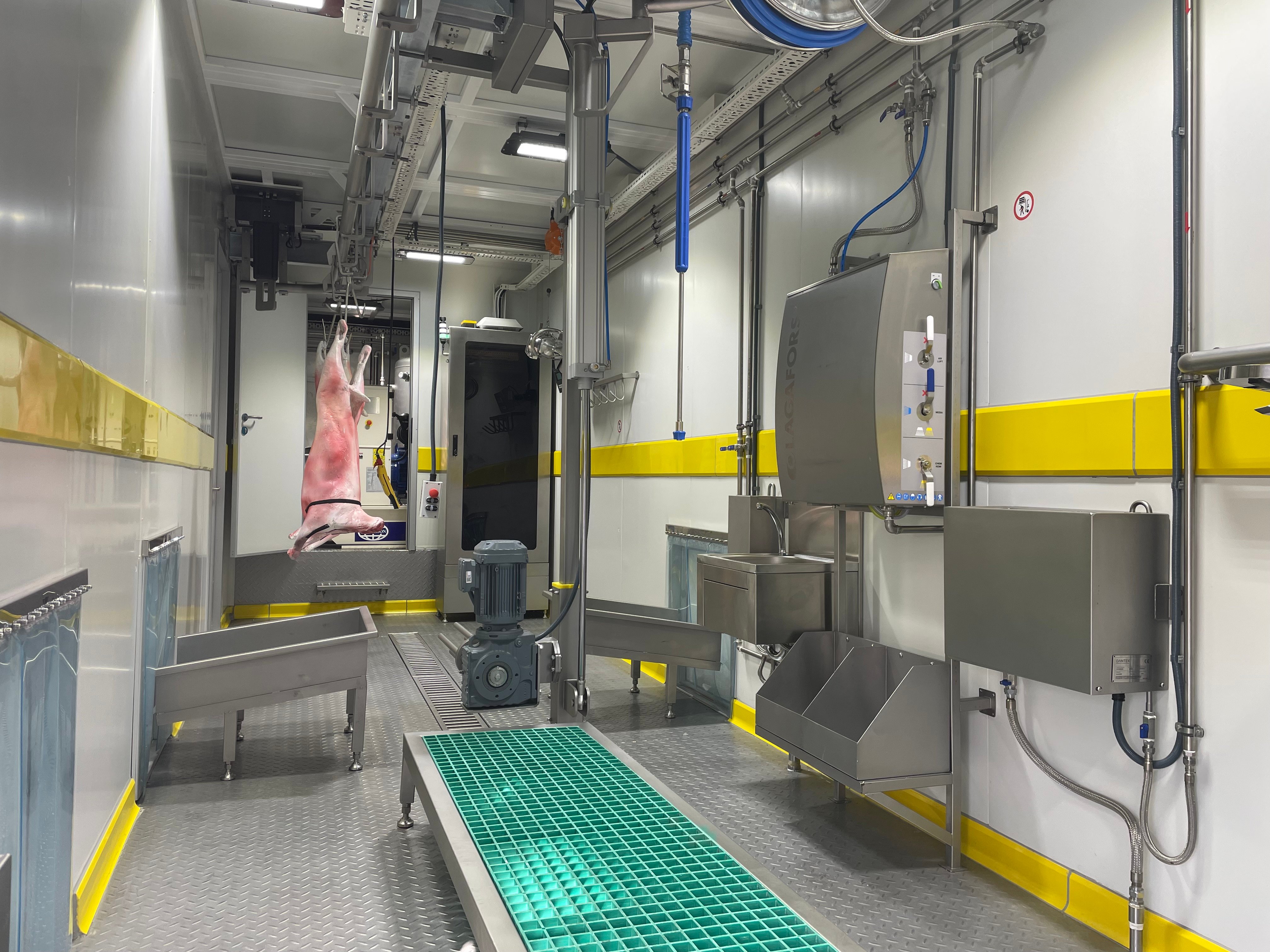 Sheep processing unit