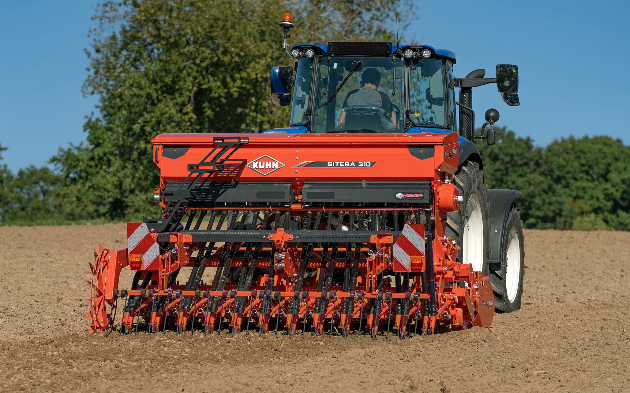 The Kuhn Sitera 310 is the base model and comes with Suffolk coulters