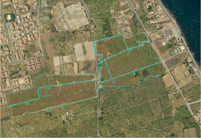 Area highlighted in blue that did not contain lemon trees. Source: ECA