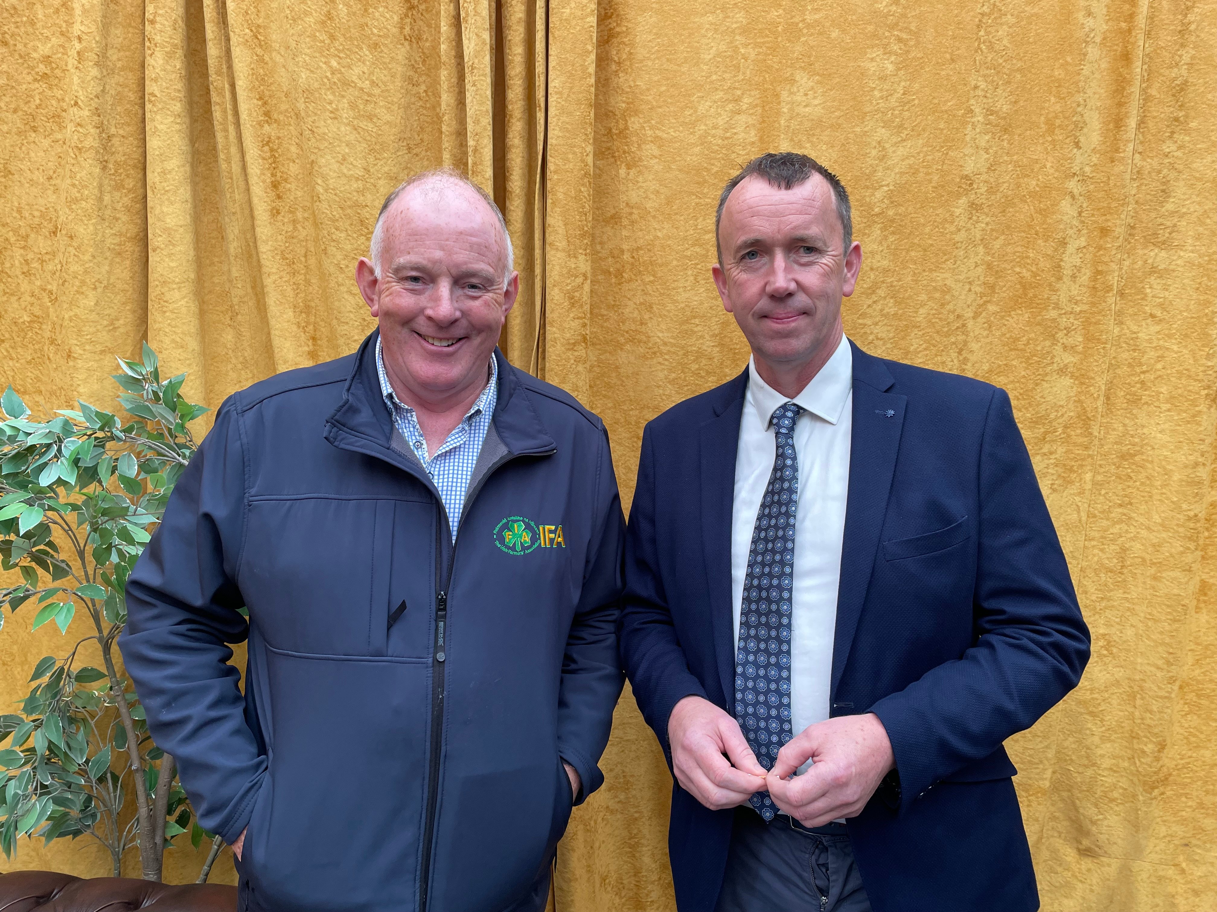 IFA presidential candidates (L) Francie Gorman and Martin Stapleton