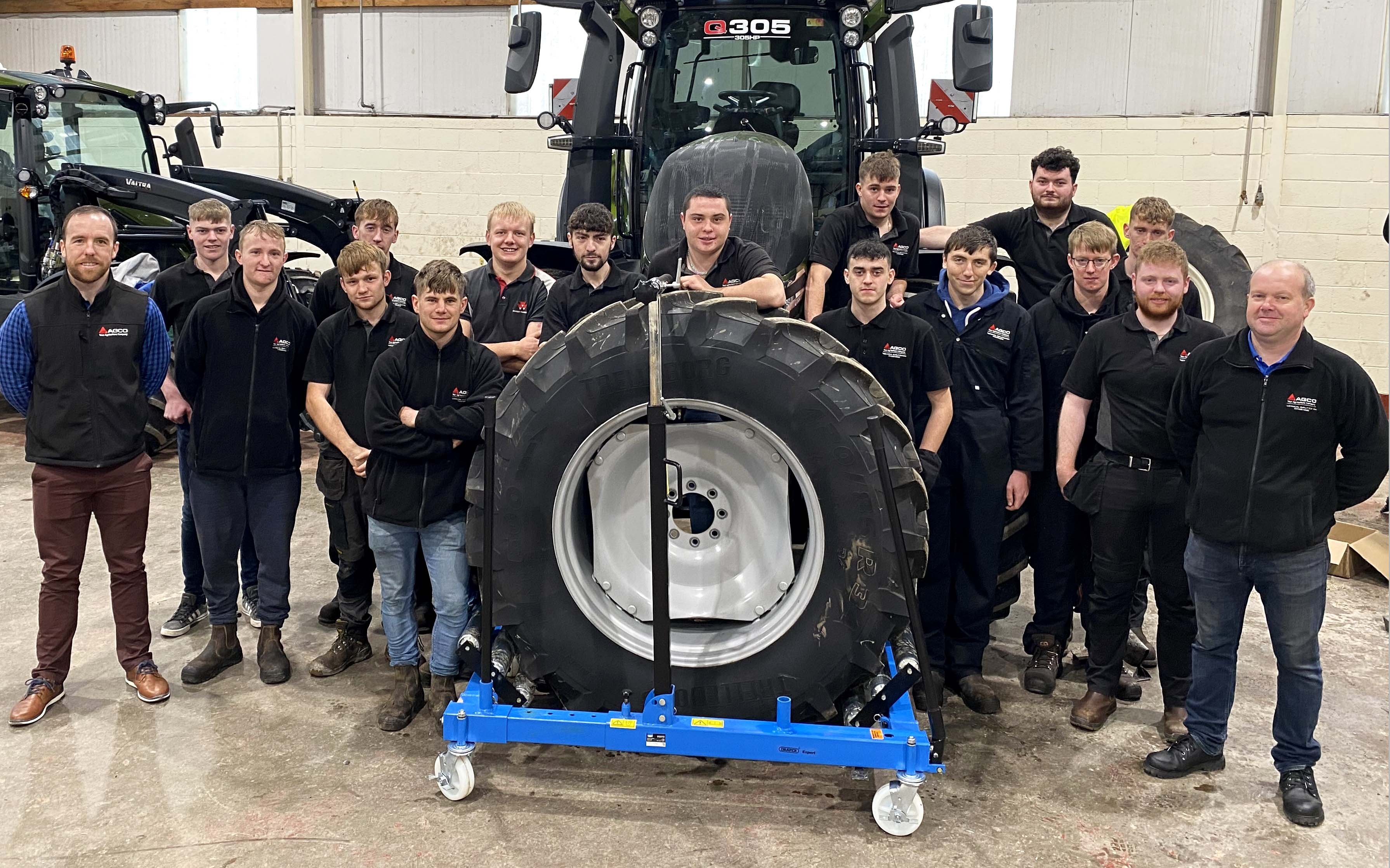 The first AGCO trainee technicians at Pallaskenry.