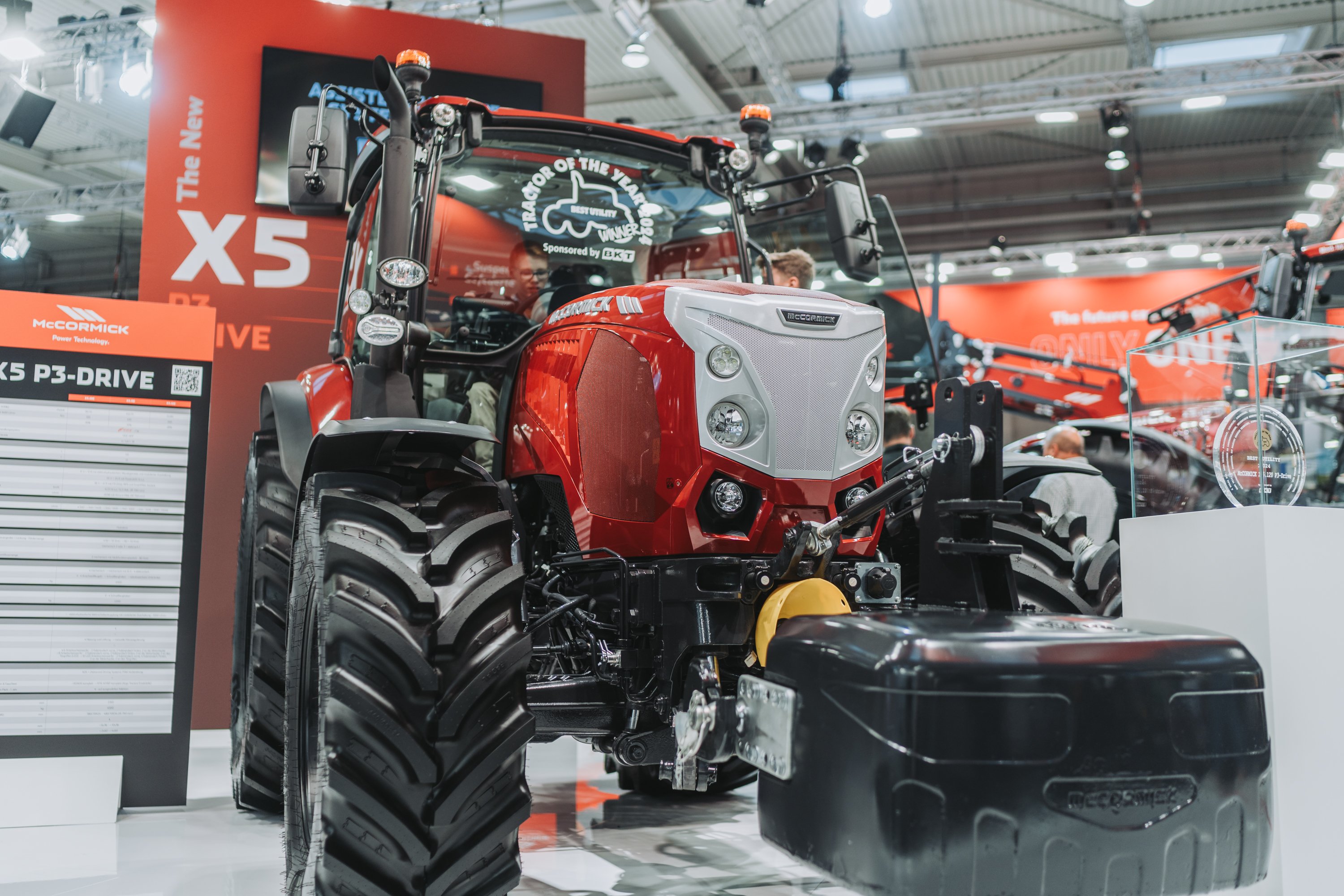 The McCormick X5.120 P3-Drive emerged victorious in the Tractor of the Year’s Best Utility section.