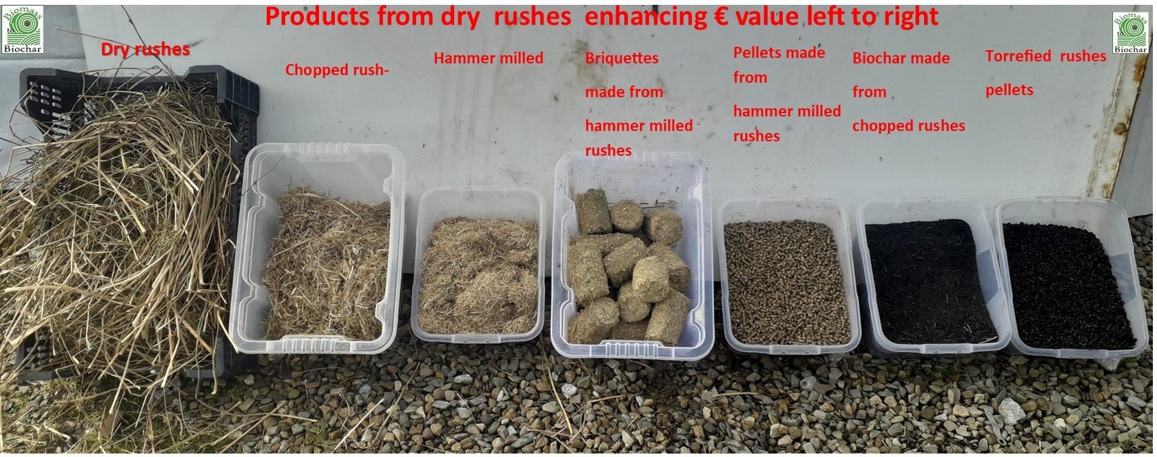 Products from rushes. Source: Bernard Carey