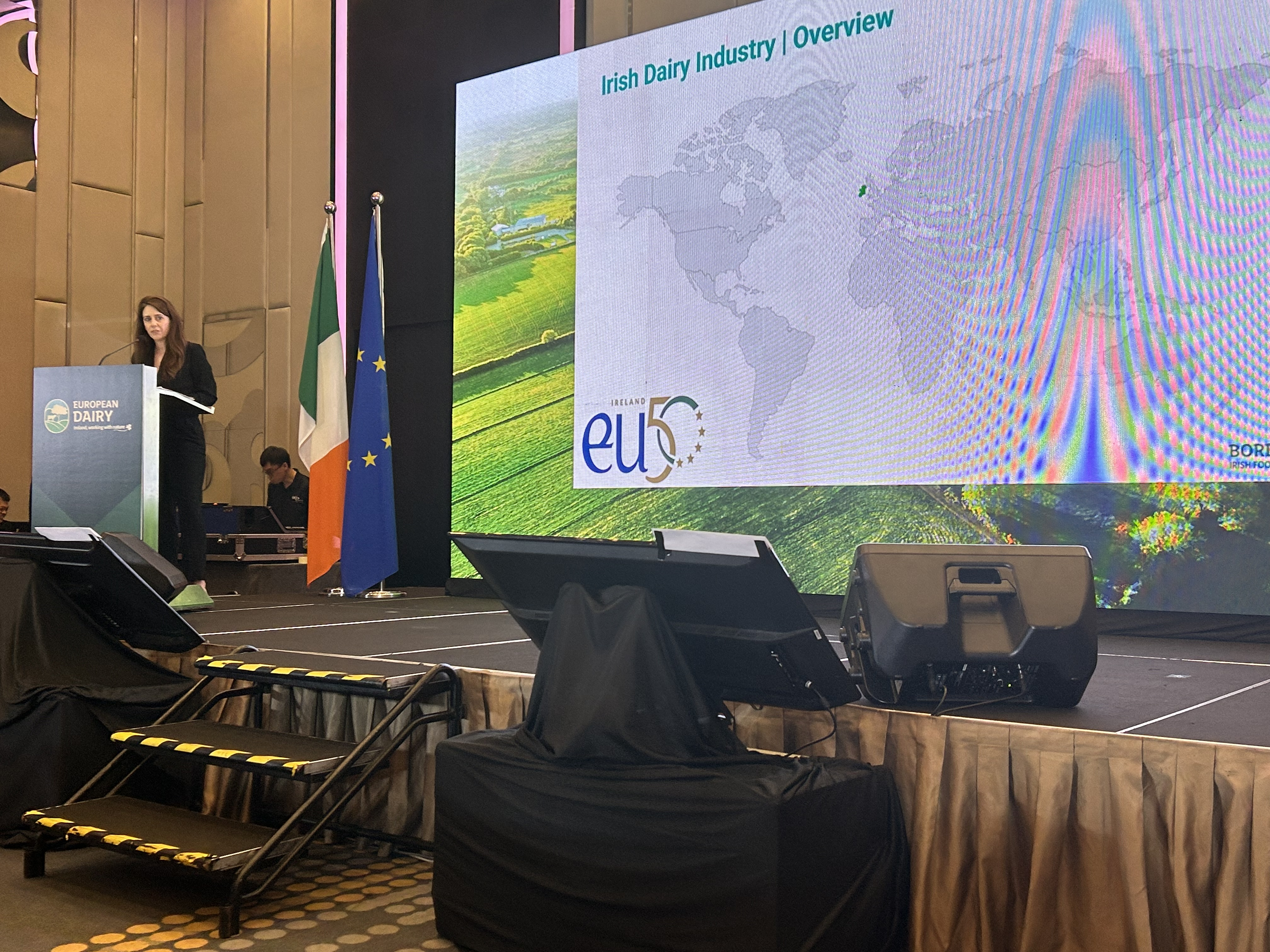Margaret Butler, dairy ingredients manager with Bord Bia speaking at the seminar in Kuala Lumpur