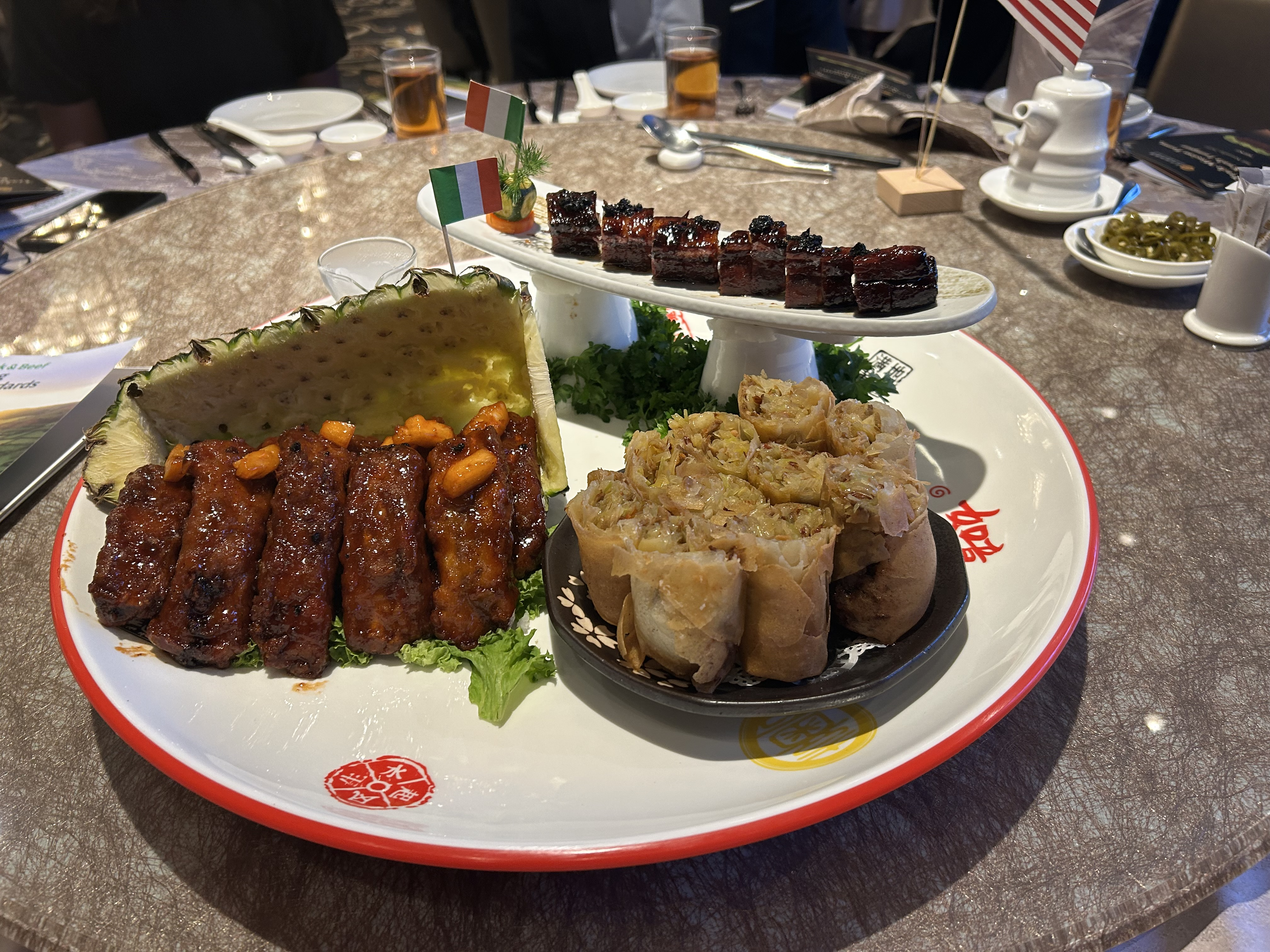 Irish pigmeat in a Chinese restaurant in Kuala Lumpur