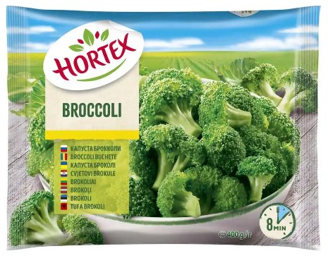 Frozen Hortex Broccoli, 400g Source: FSAI