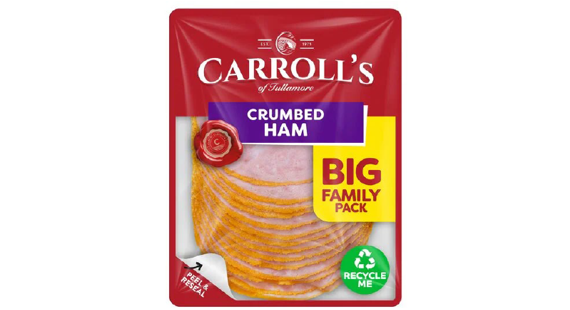 Carroll's of Tullamore Crumbed Ham Big Family Pack Source: FSAI