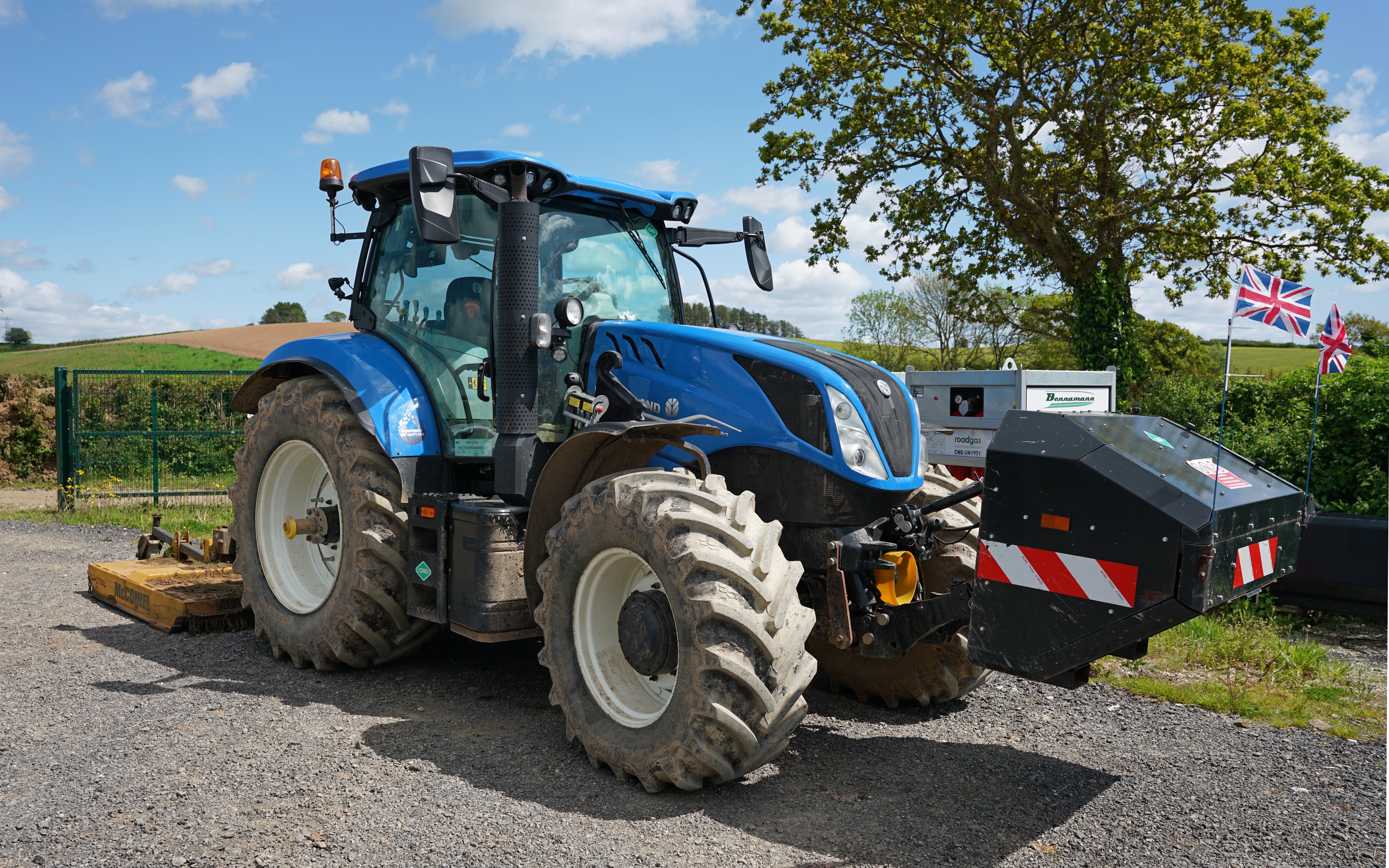 New holland are now leading the way in the use of Methane as an alternative fuel