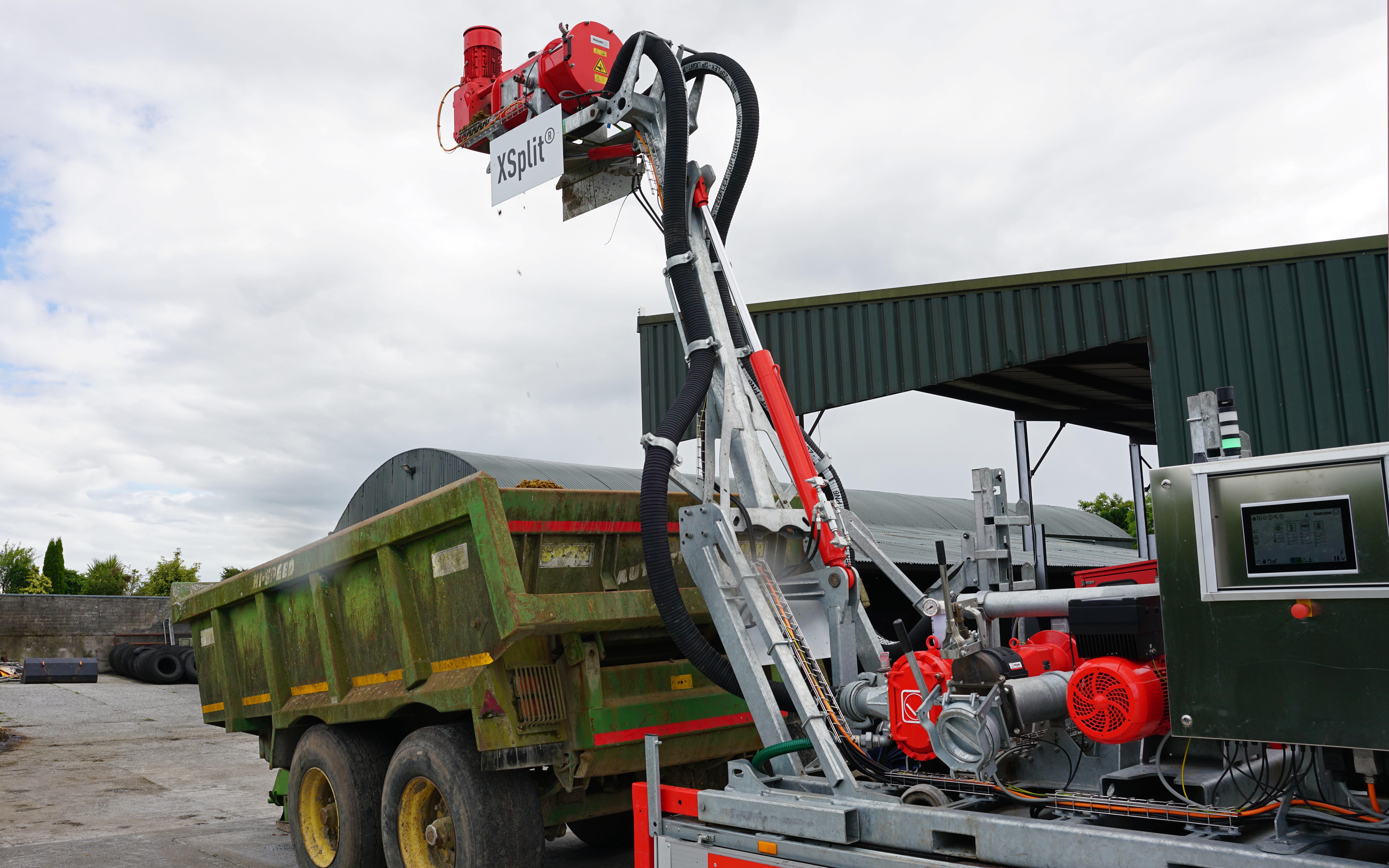 The Vogelsang slurry separator demo unit proved a great draw on its days of operation