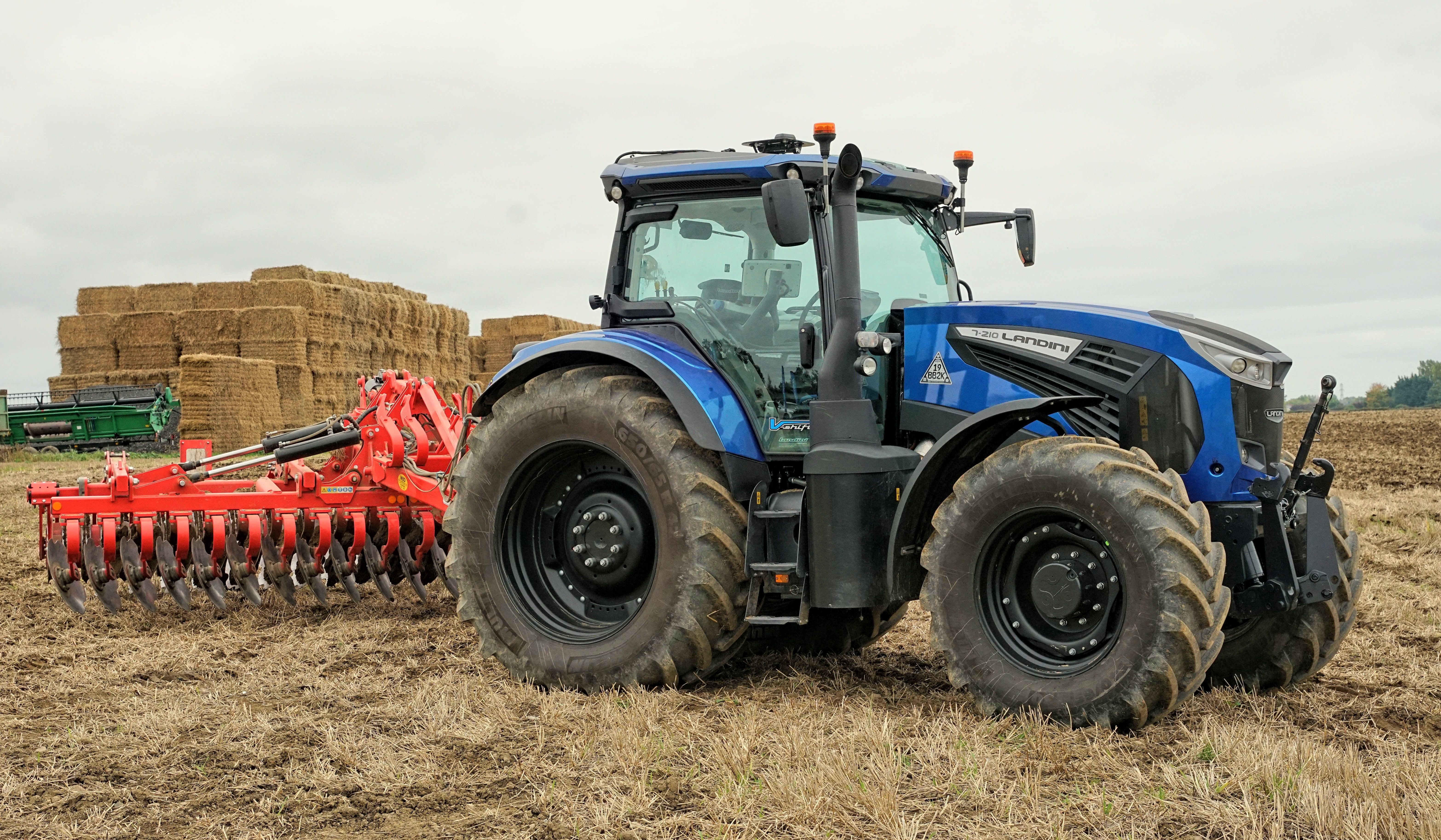 It's not all about small tractors. The Landini 7-210 is a well appointed machine with up to 210hp available