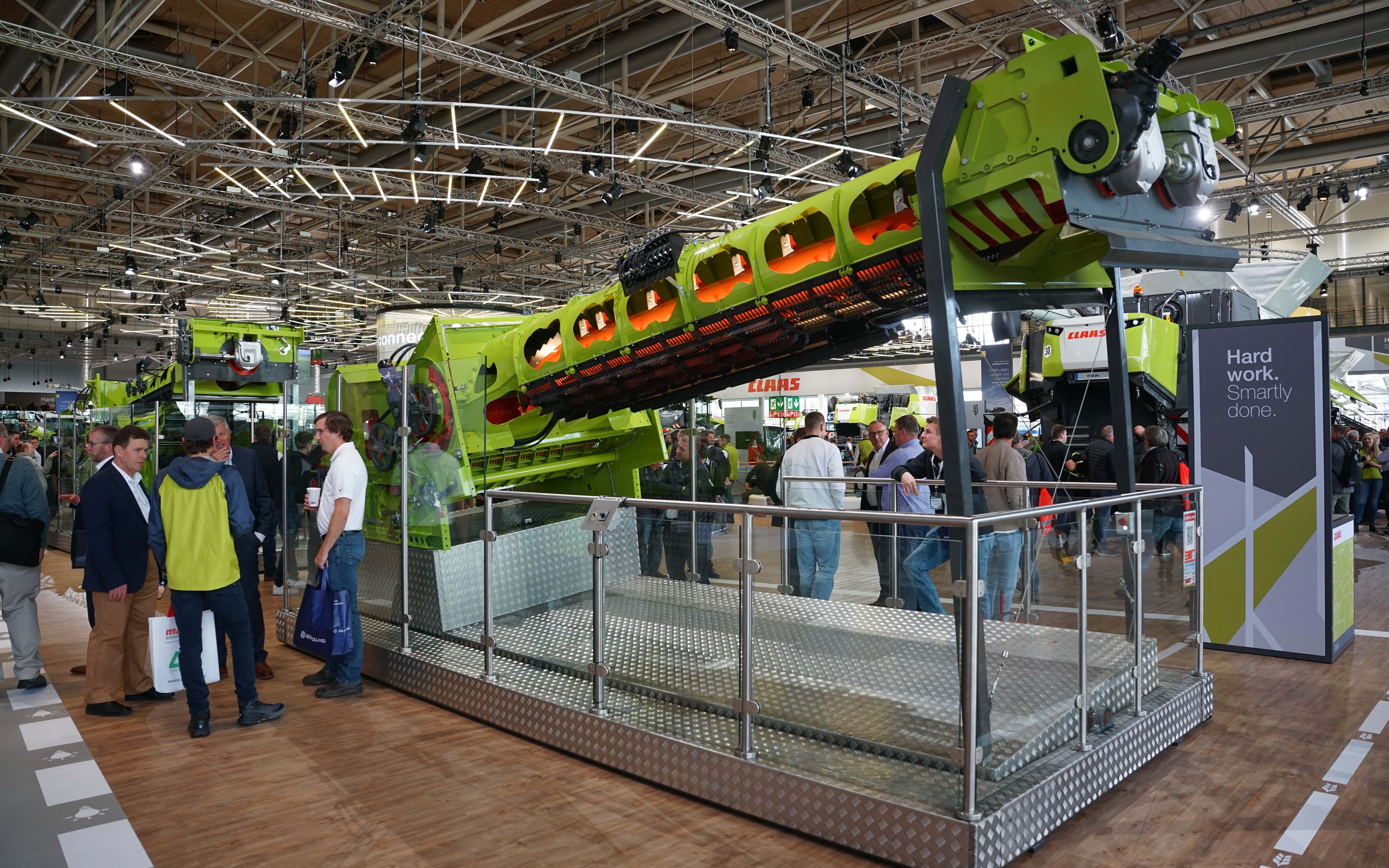 Claas chose a novel approach to its stand at Agritechnica. Putting its engineering prowess on full display to customers