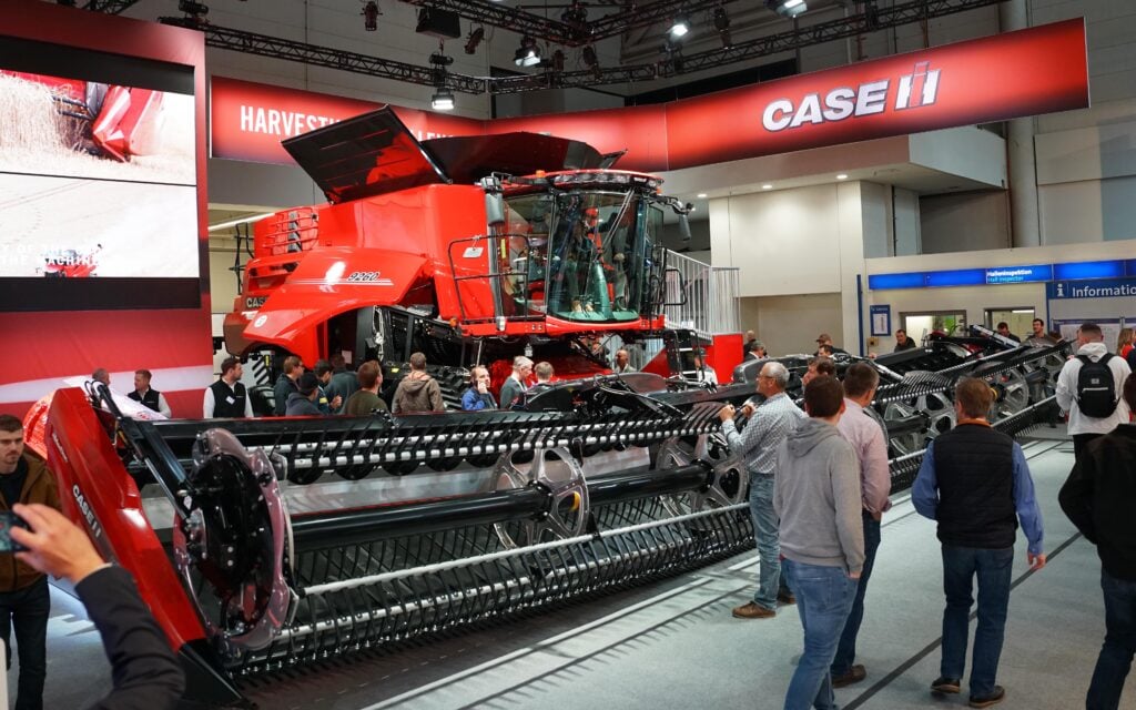Case IH was also showing off its flagship combine at Agritechnica,  the 9260, powered by a 634hp FTP engine