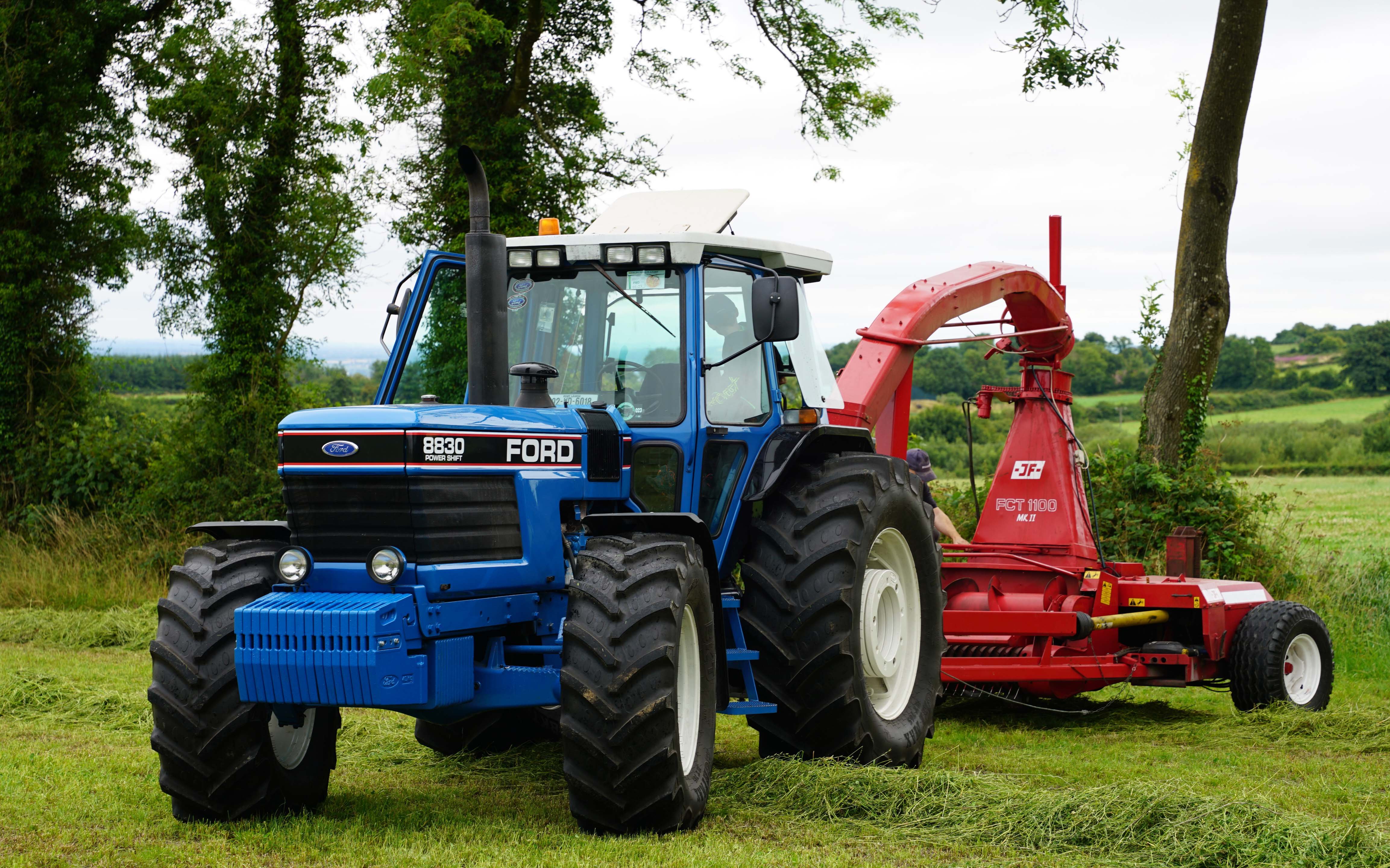 During its second phase of tractor production, Ford produced some well-loved classics, like this restored 8830 with powershift transmission