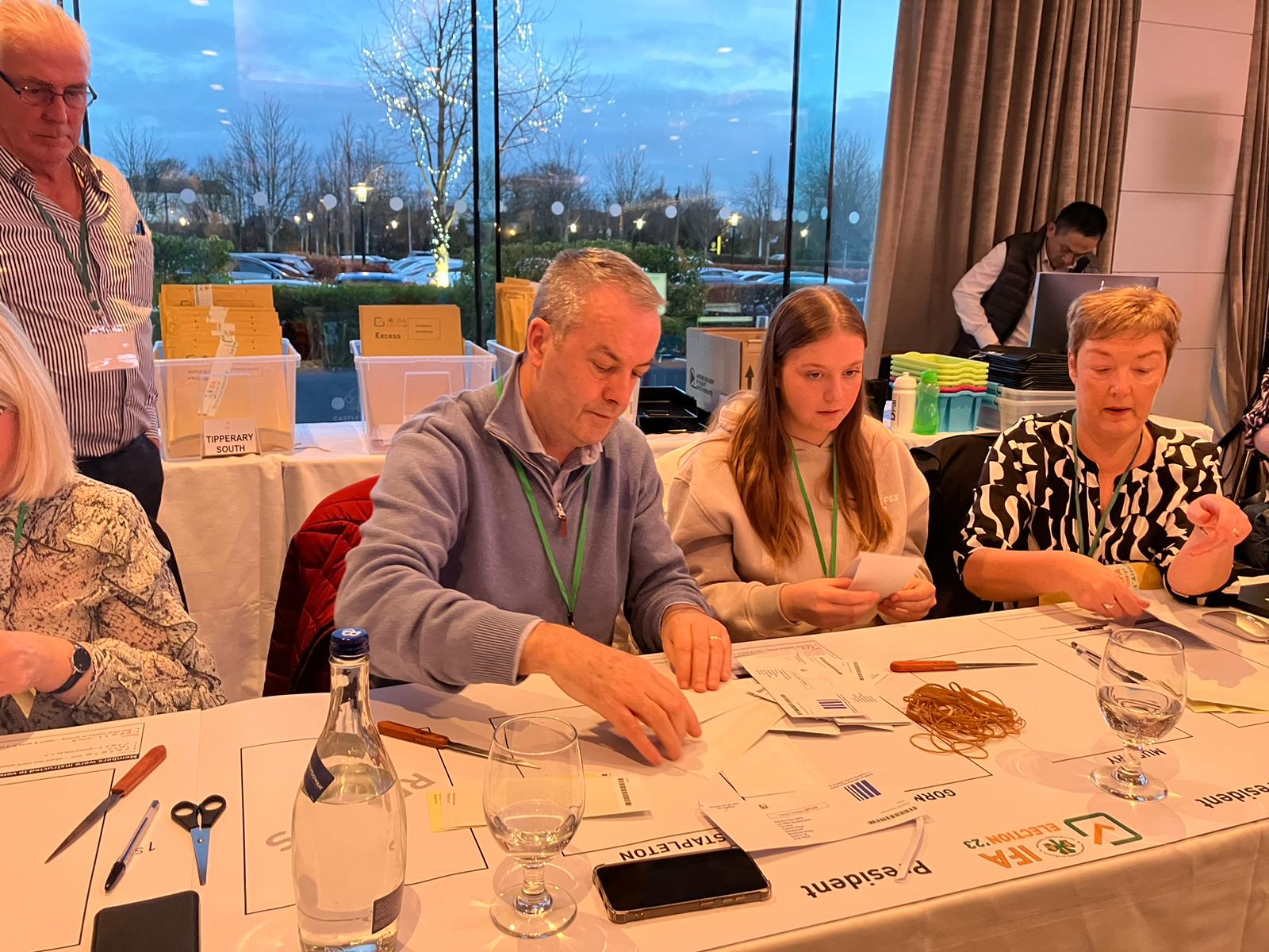 Counting of votes in the 2023 IFA presidential elections