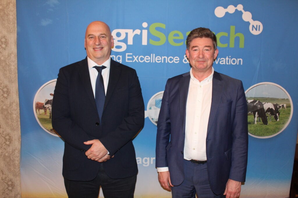 Attending the recent AgriSearch workshop (l-r): John McLenaghan, deputy president, UFU; Peter Morrow, Morrow Communications