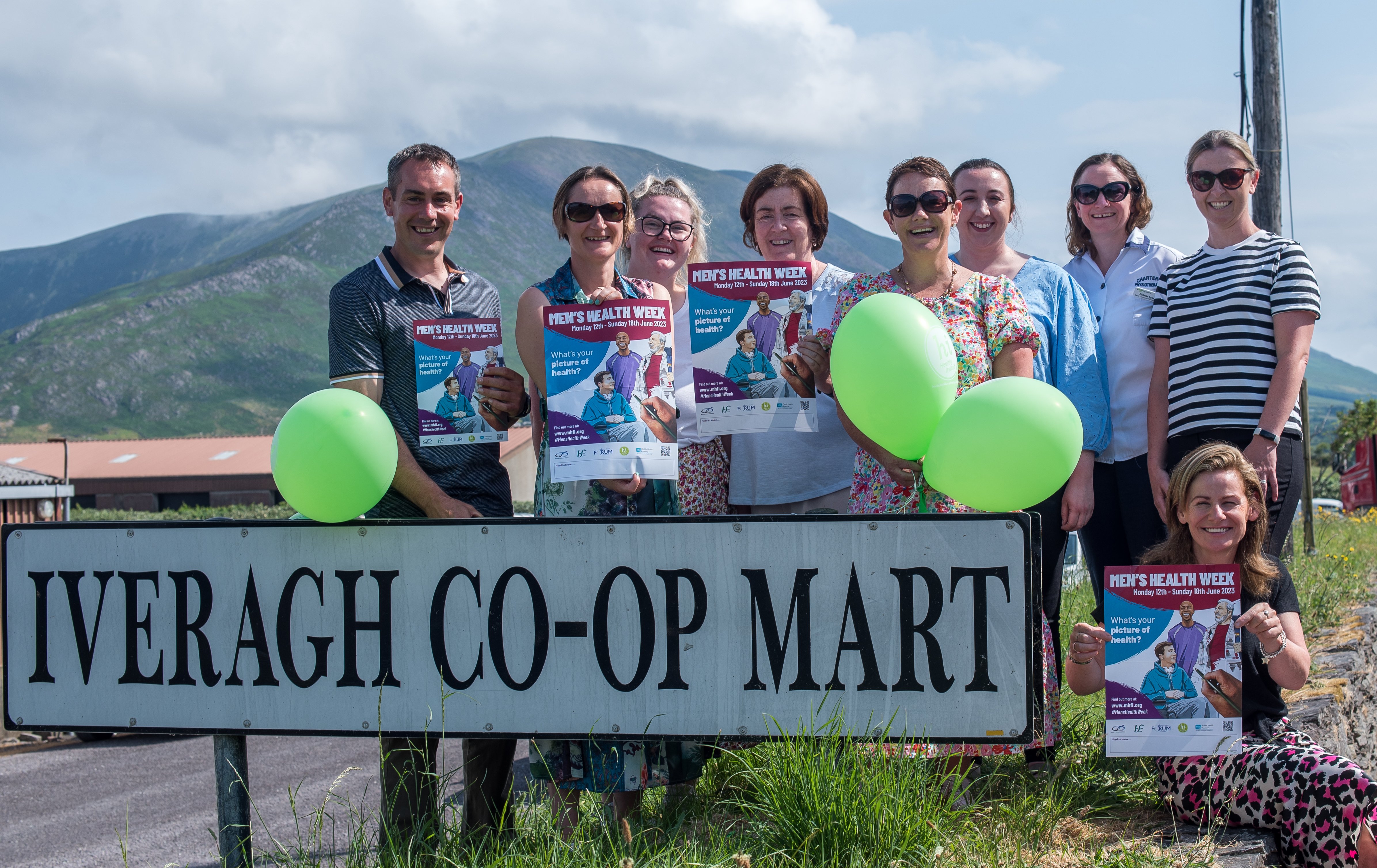 Staff from the HSE, local community and voluntary groups promoting the event in south Kerry