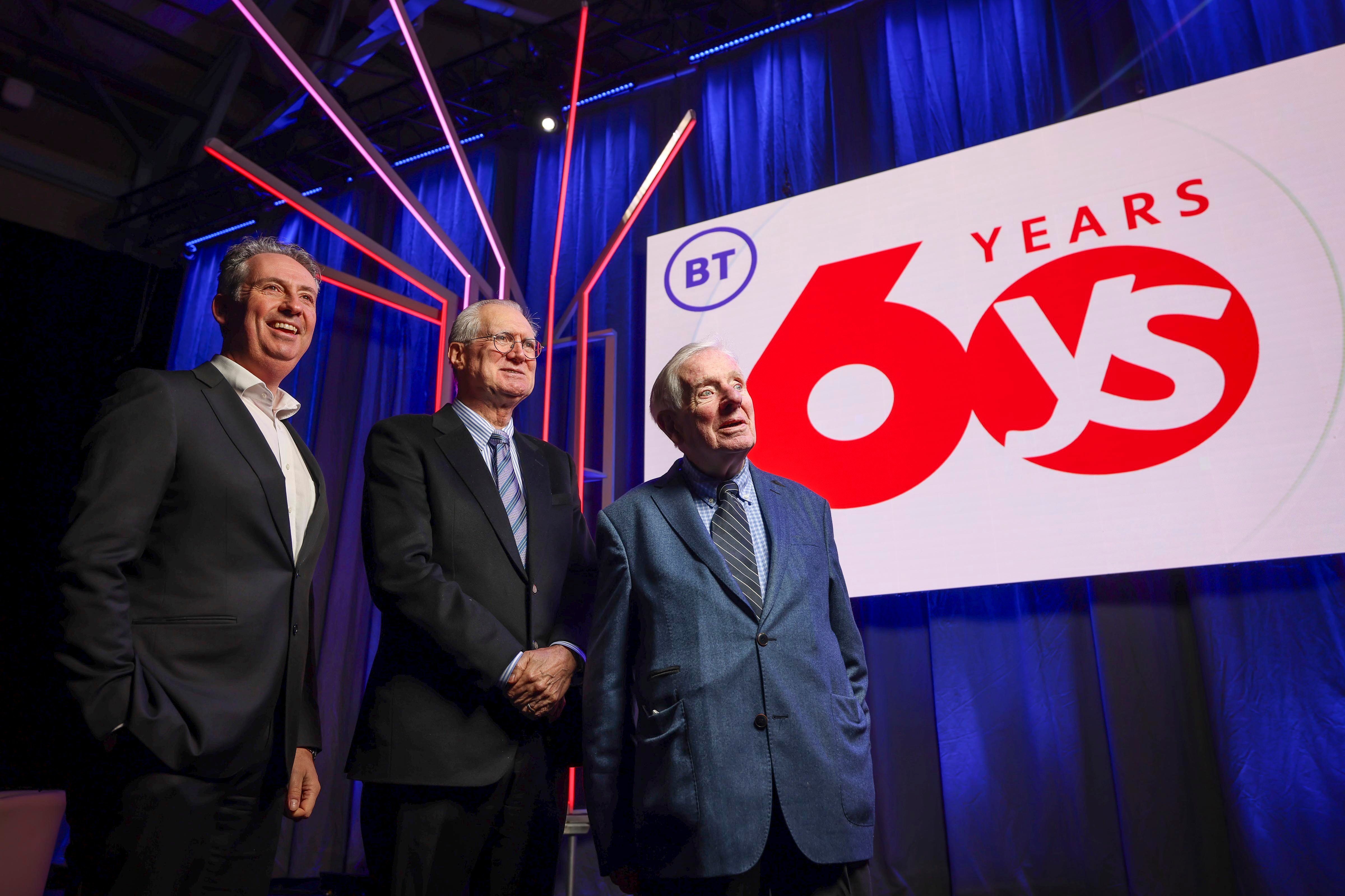 L-r: Managing director BT Ireland, Shay Walsh; First winner of the BTYSTE, John Monahan; and co-founder of BTYSTE, Dr. Tony Scott. Photo source: Teneo