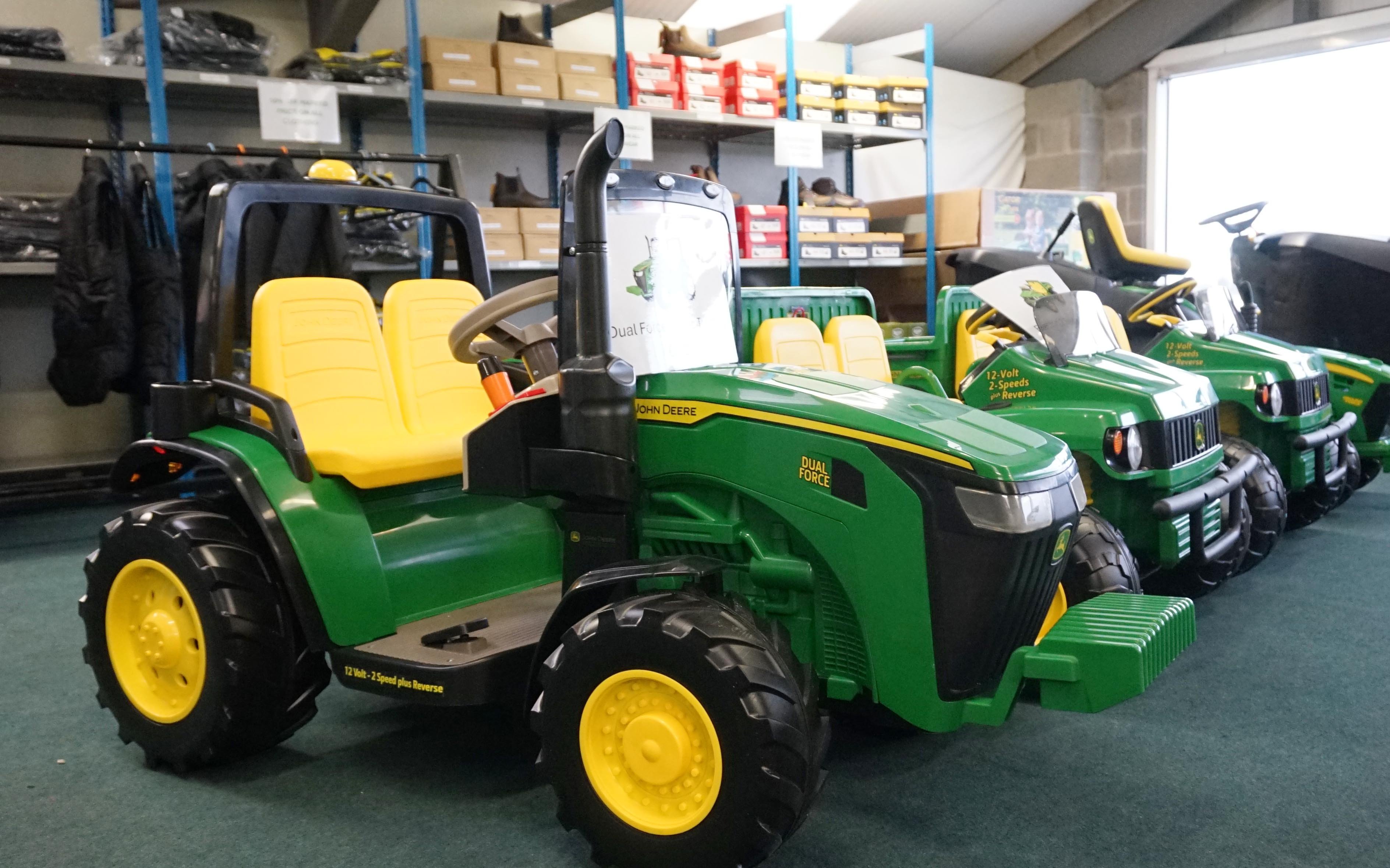 The next generation will be familiar with both digital technology and green tractors