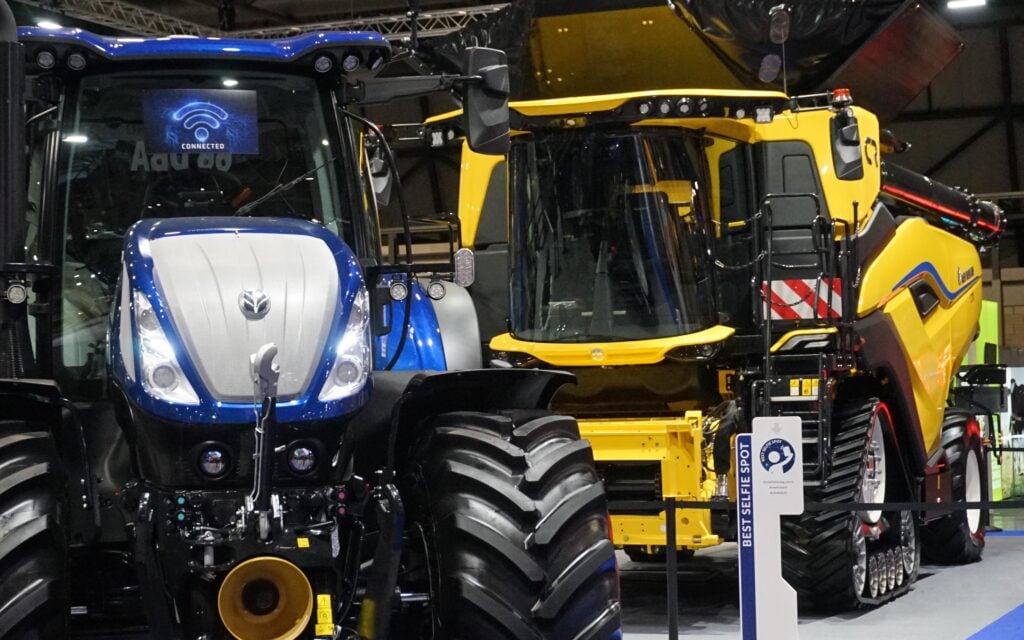 Although the CR11 was the star of New Holland's stand, the company is starting to throw its weight behind digital technology