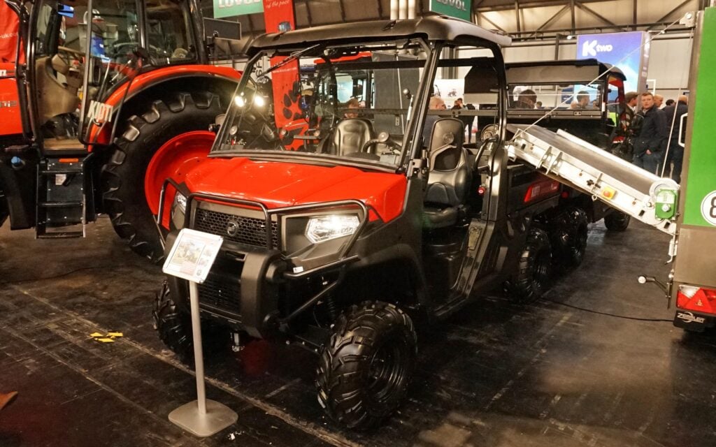 A diesel powered UTV such as this road ready model from Kioti makes practical alternative to a big quad