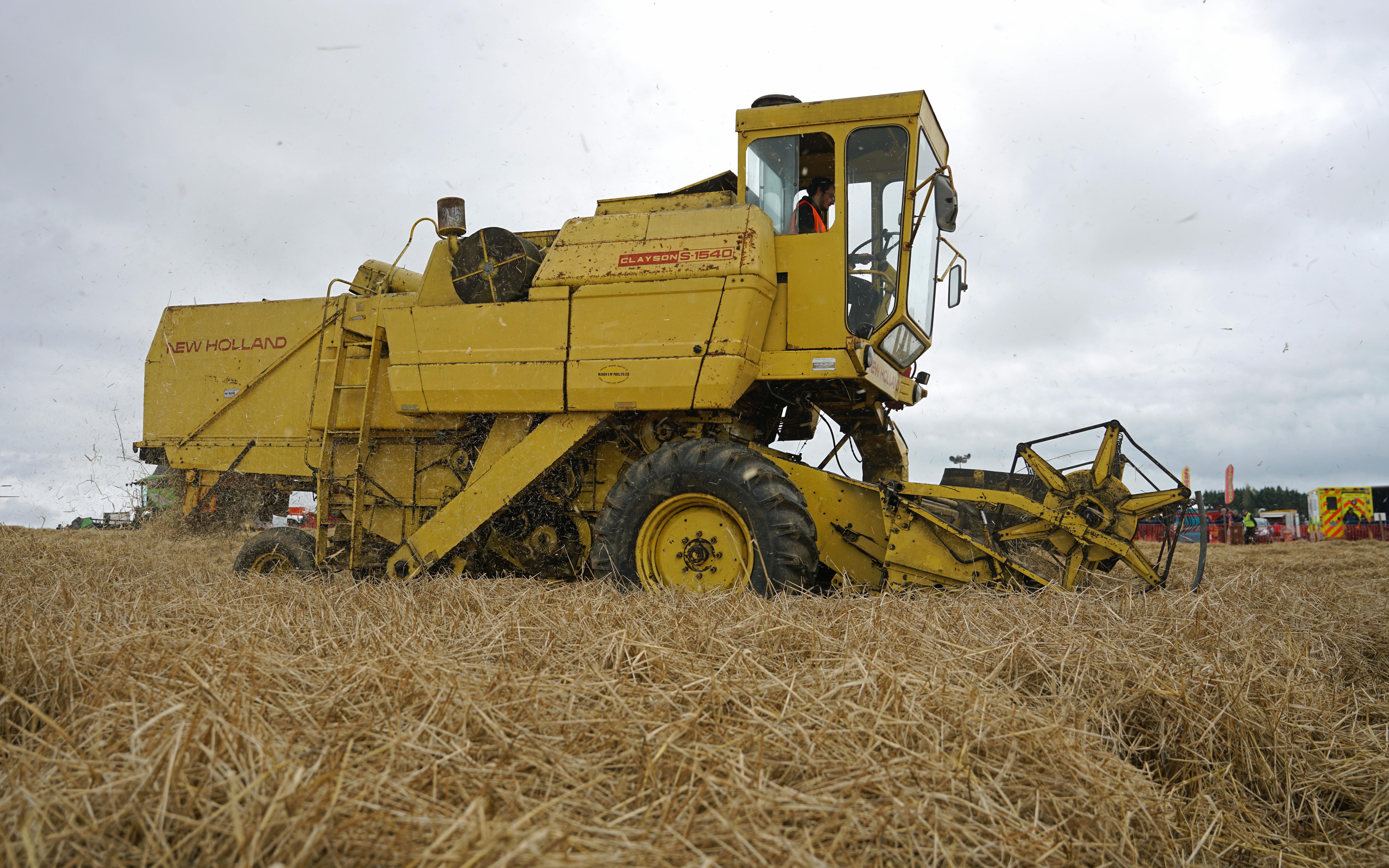 New Holland kept the Clayson name on the combines for several years after the acquisition