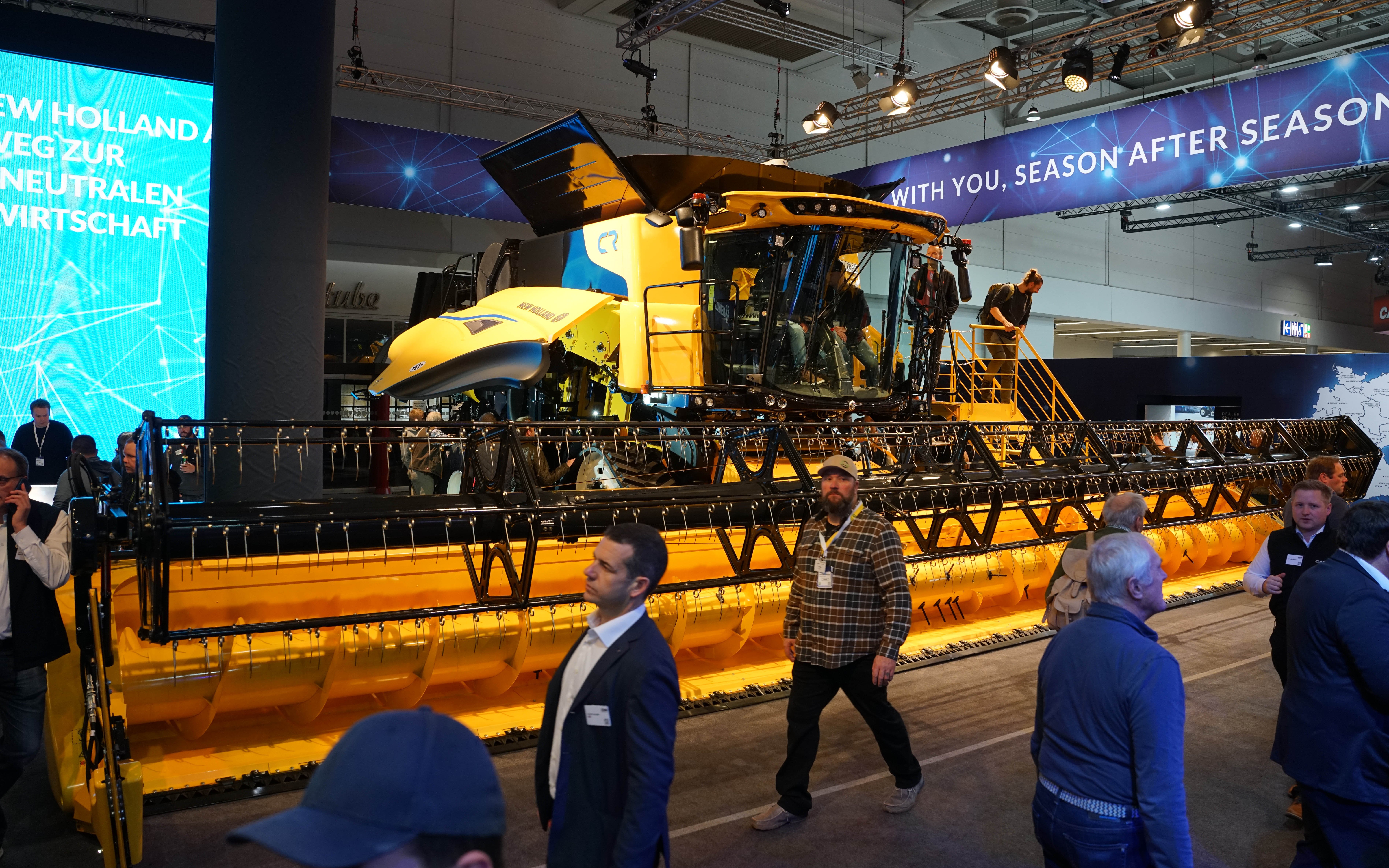 A new styling for the updated CR range was also unveiled at Agritechnica
