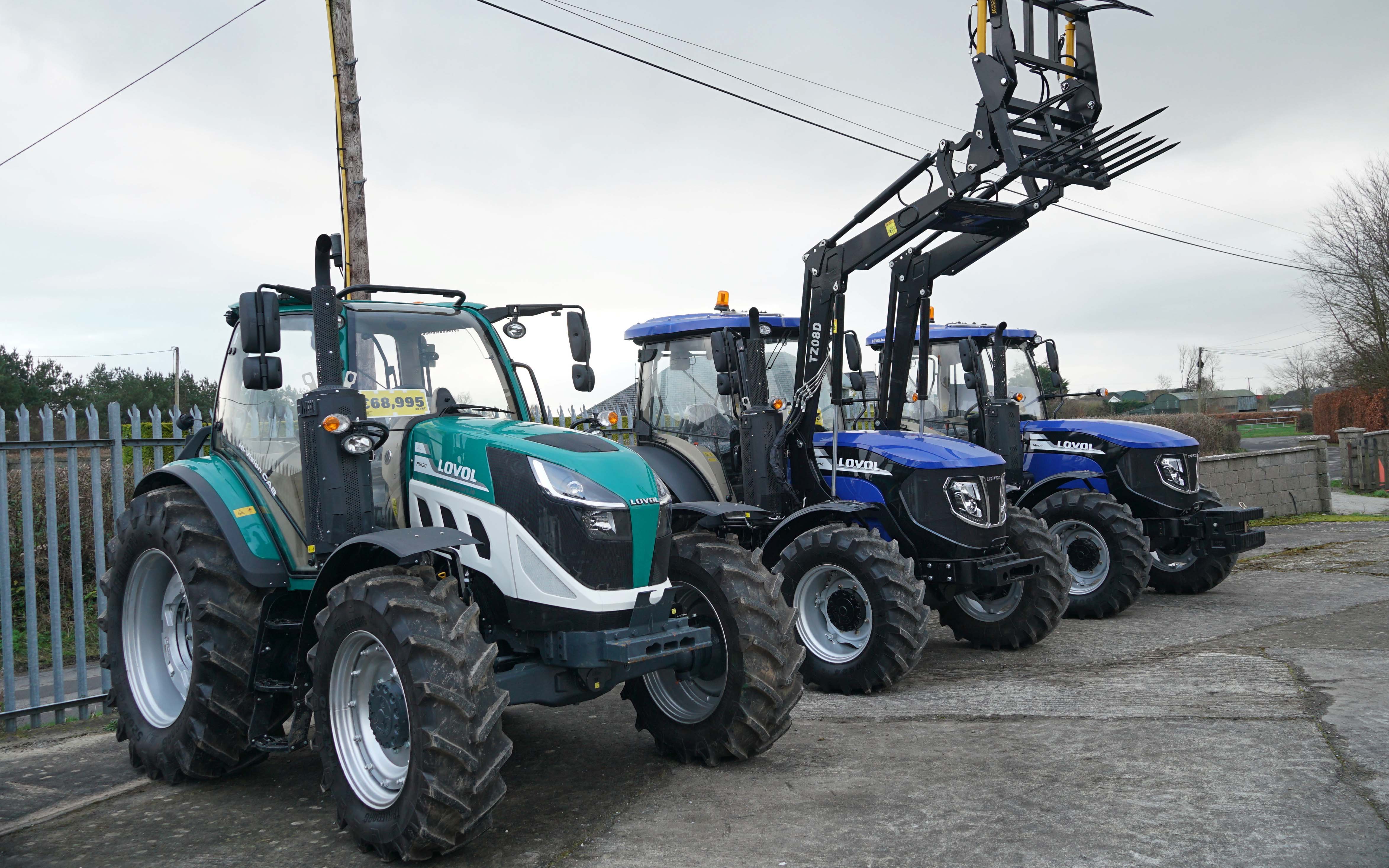 Lovol is intent on keeping a good stock of tractors for its future dealers to sell from