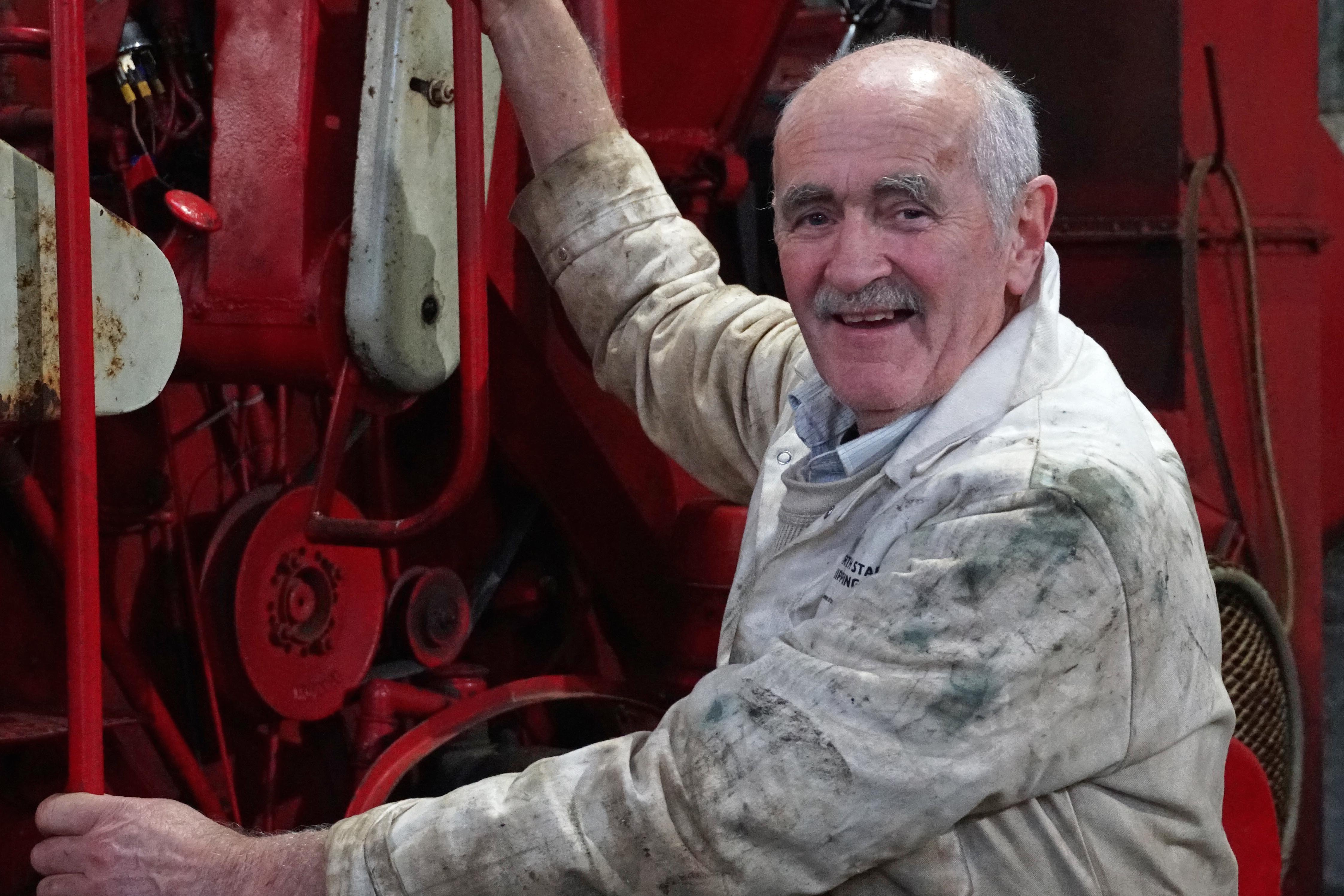 Derry Desmond delights in showing people around the Fahr MD4