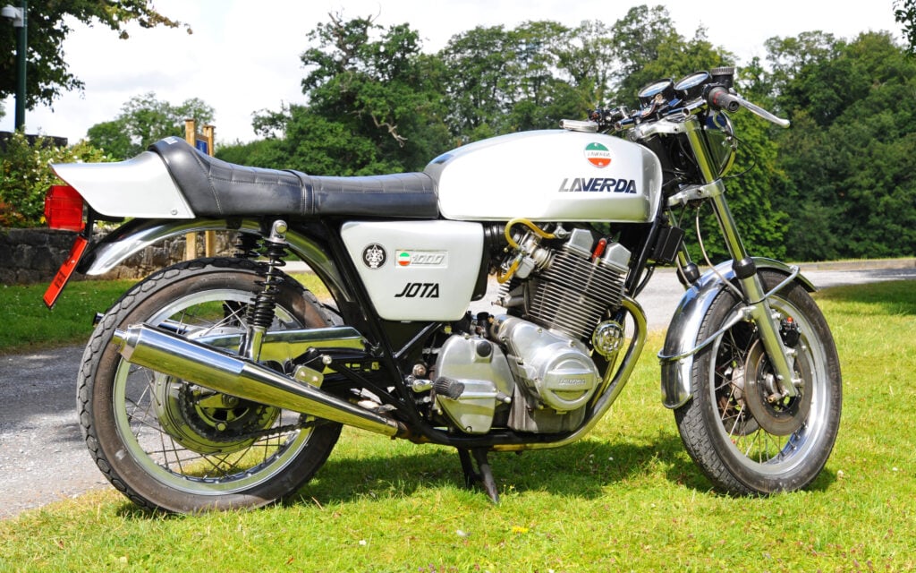 The Laverda family also produced a range of motorcycles of which the Jota is perhaps the best known