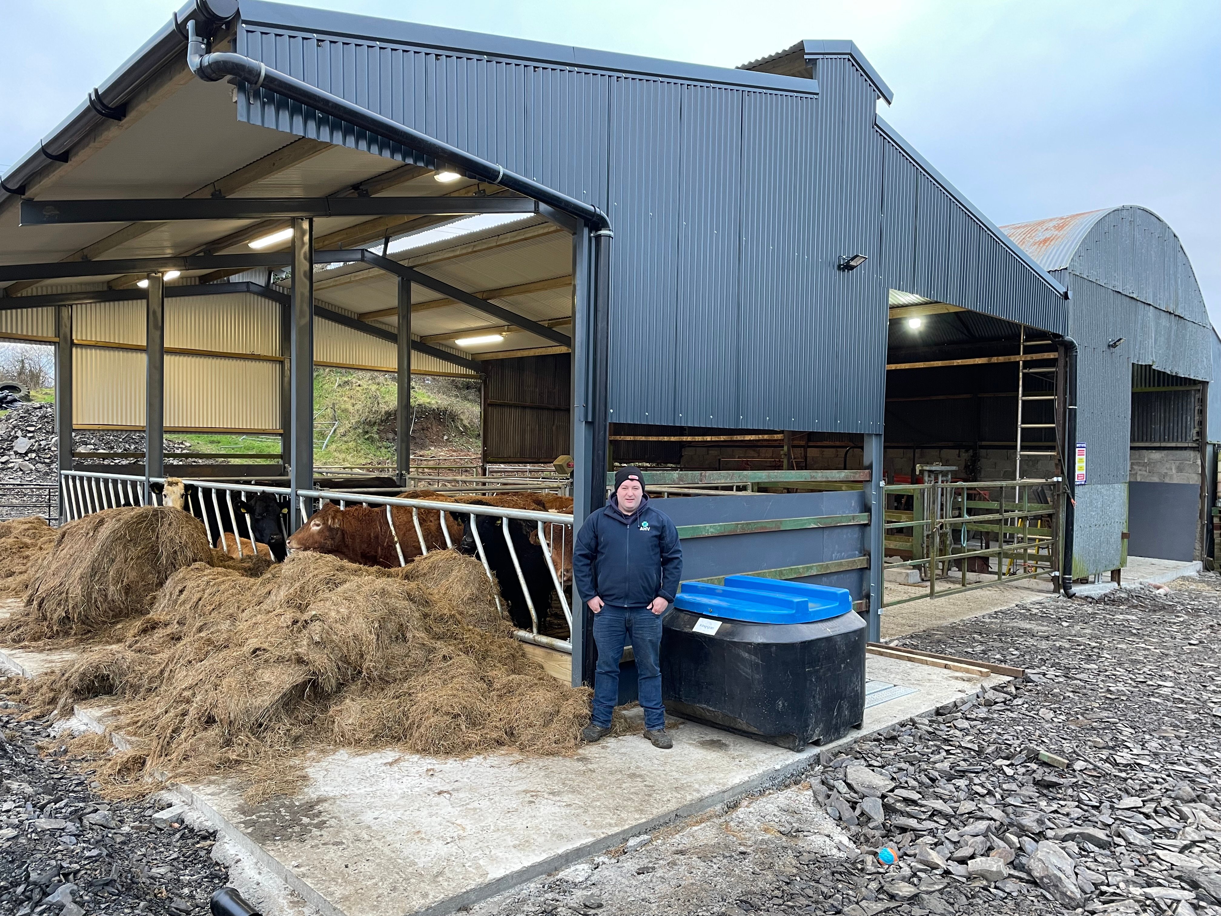 With a few finishing touches still to be made, Chrostopher is happy with the work done on the shed so far